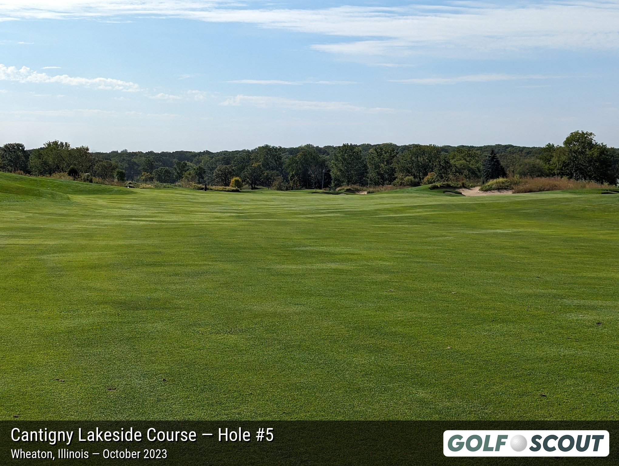 Hole 5 at Cantigny Lakeside Course