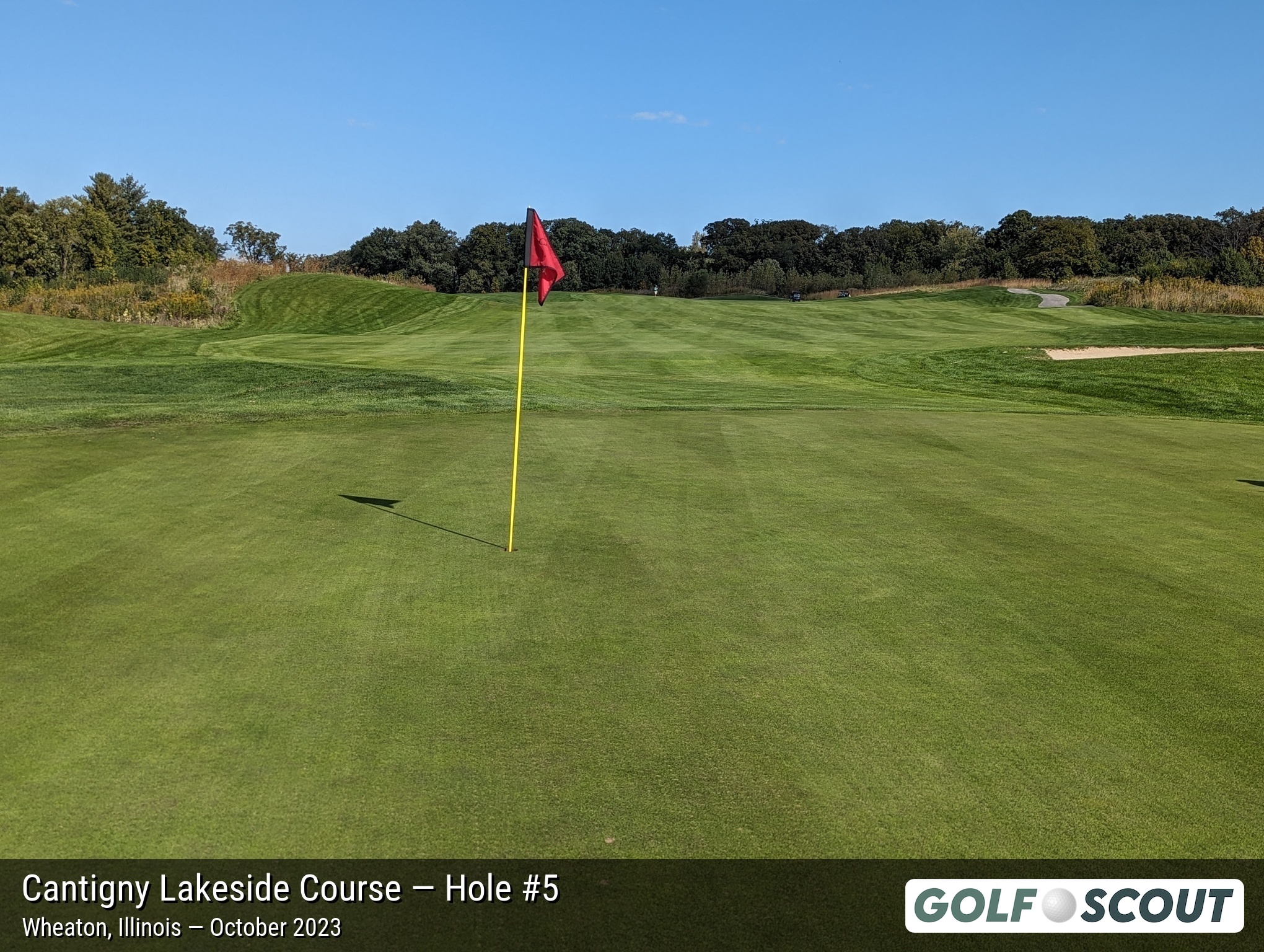Hole 5 at Cantigny Lakeside Course
