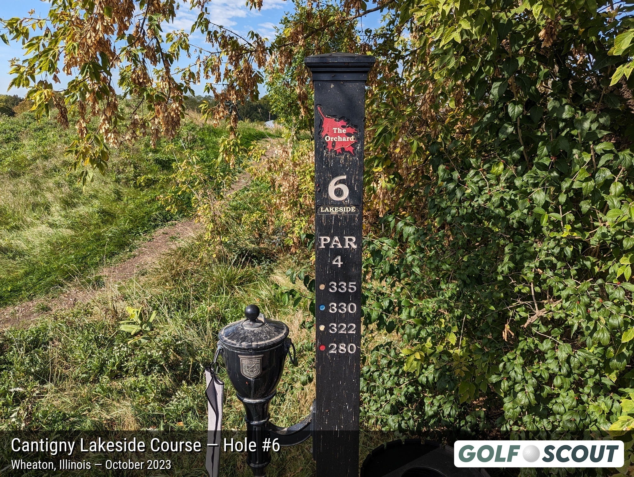 Hole 6 at Cantigny Lakeside Course
