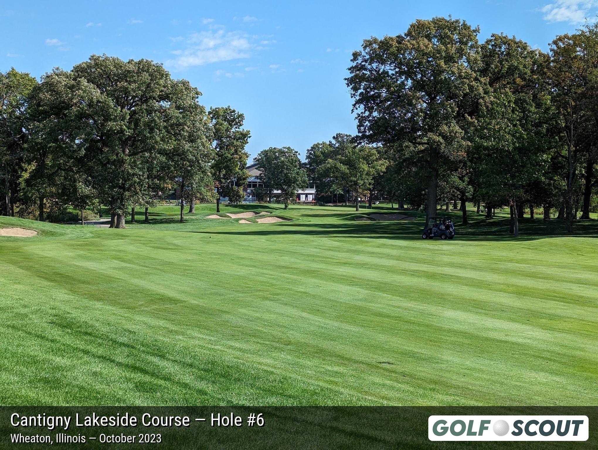 Hole 6 at Cantigny Lakeside Course