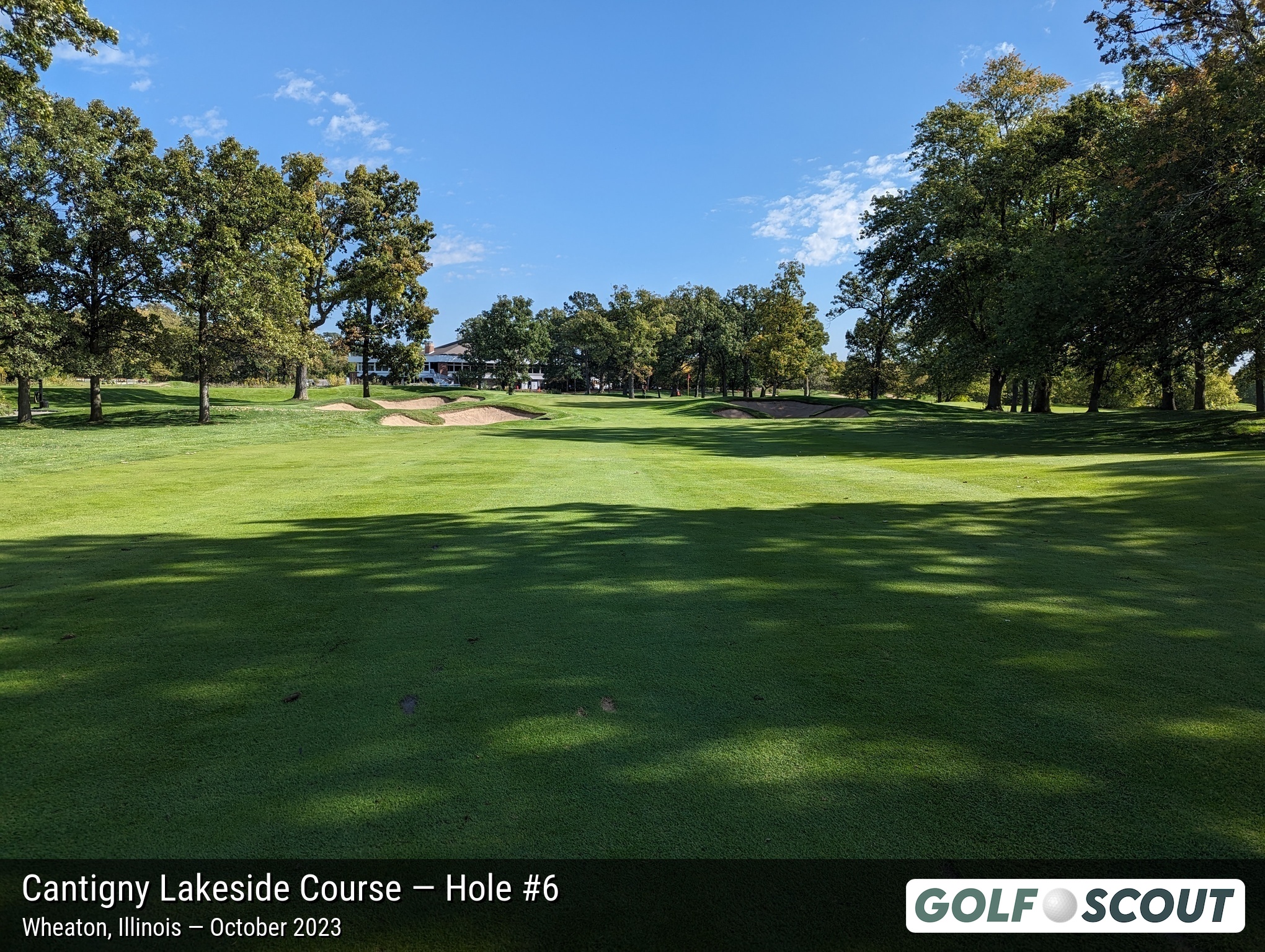 Hole 6 at Cantigny Lakeside Course