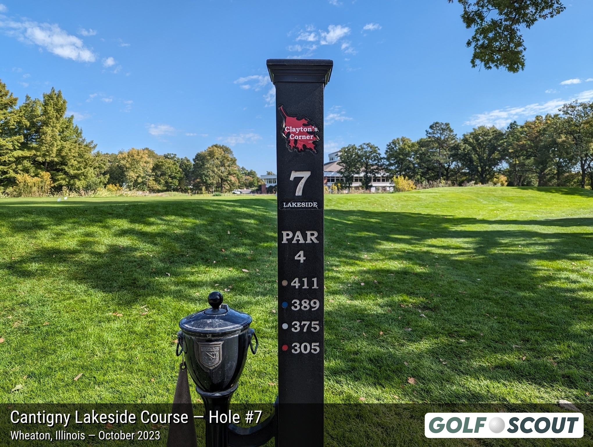 Hole 7 at Cantigny Lakeside Course