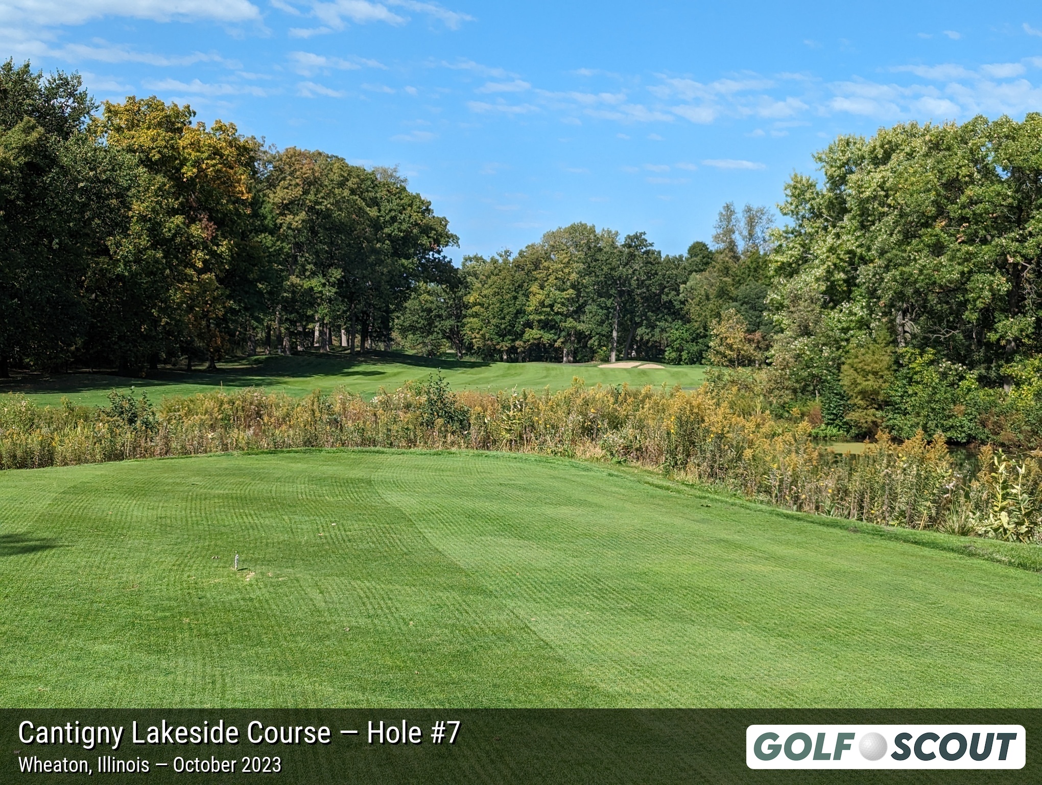 Hole 7 at Cantigny Lakeside Course