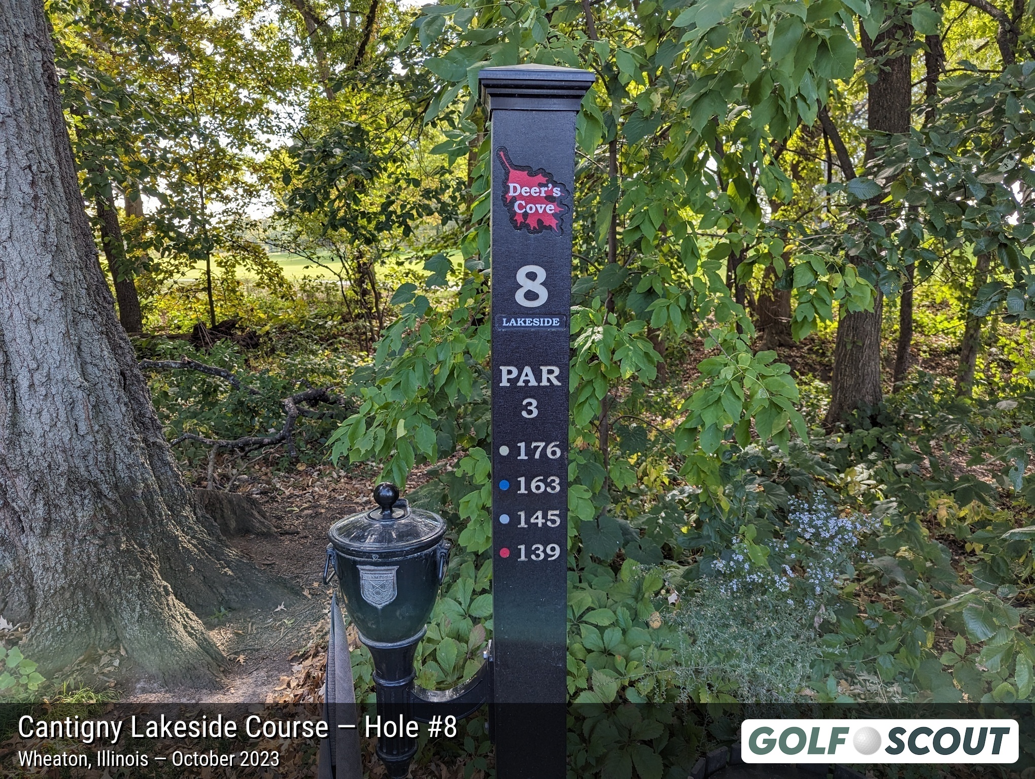 Hole 8 at Cantigny Lakeside Course