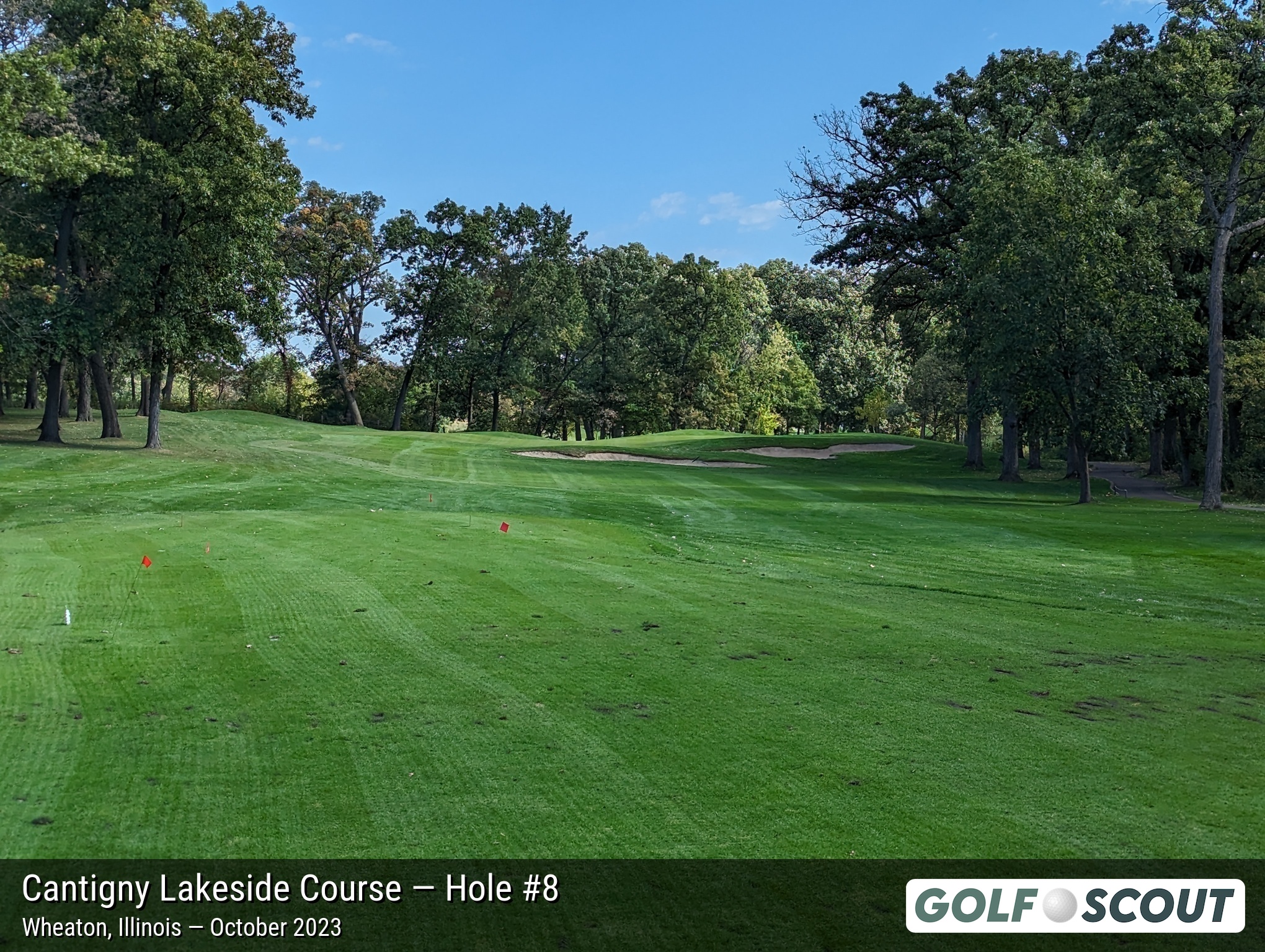 Hole 8 at Cantigny Lakeside Course