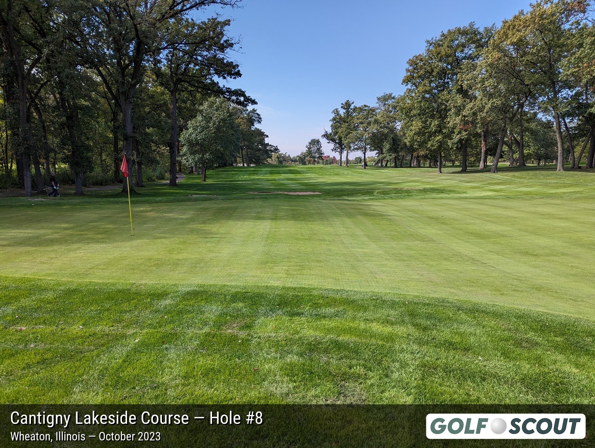 Hole 8 at Cantigny Lakeside Course