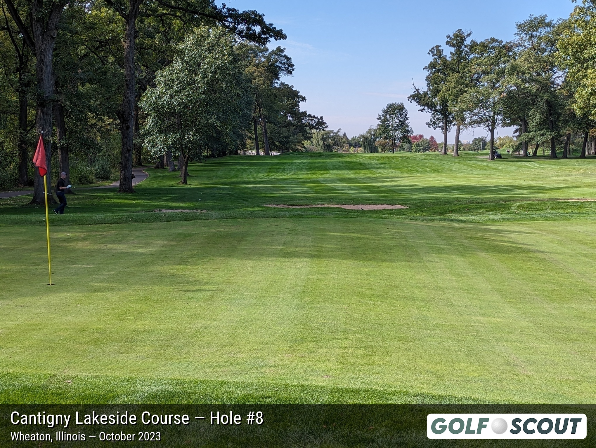 Hole 8 at Cantigny Lakeside Course