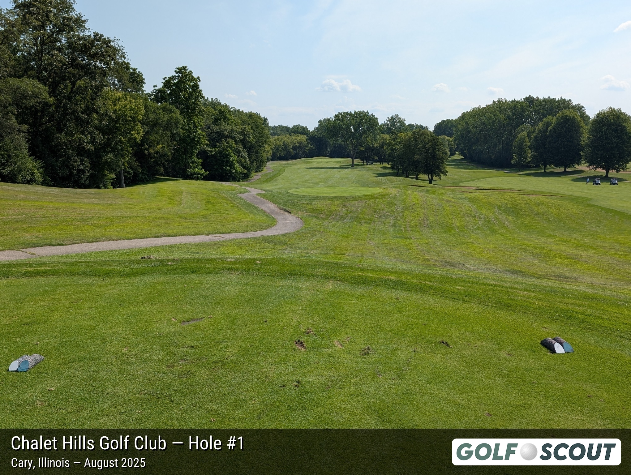 Hole 1 at Chalet Hills Golf Club