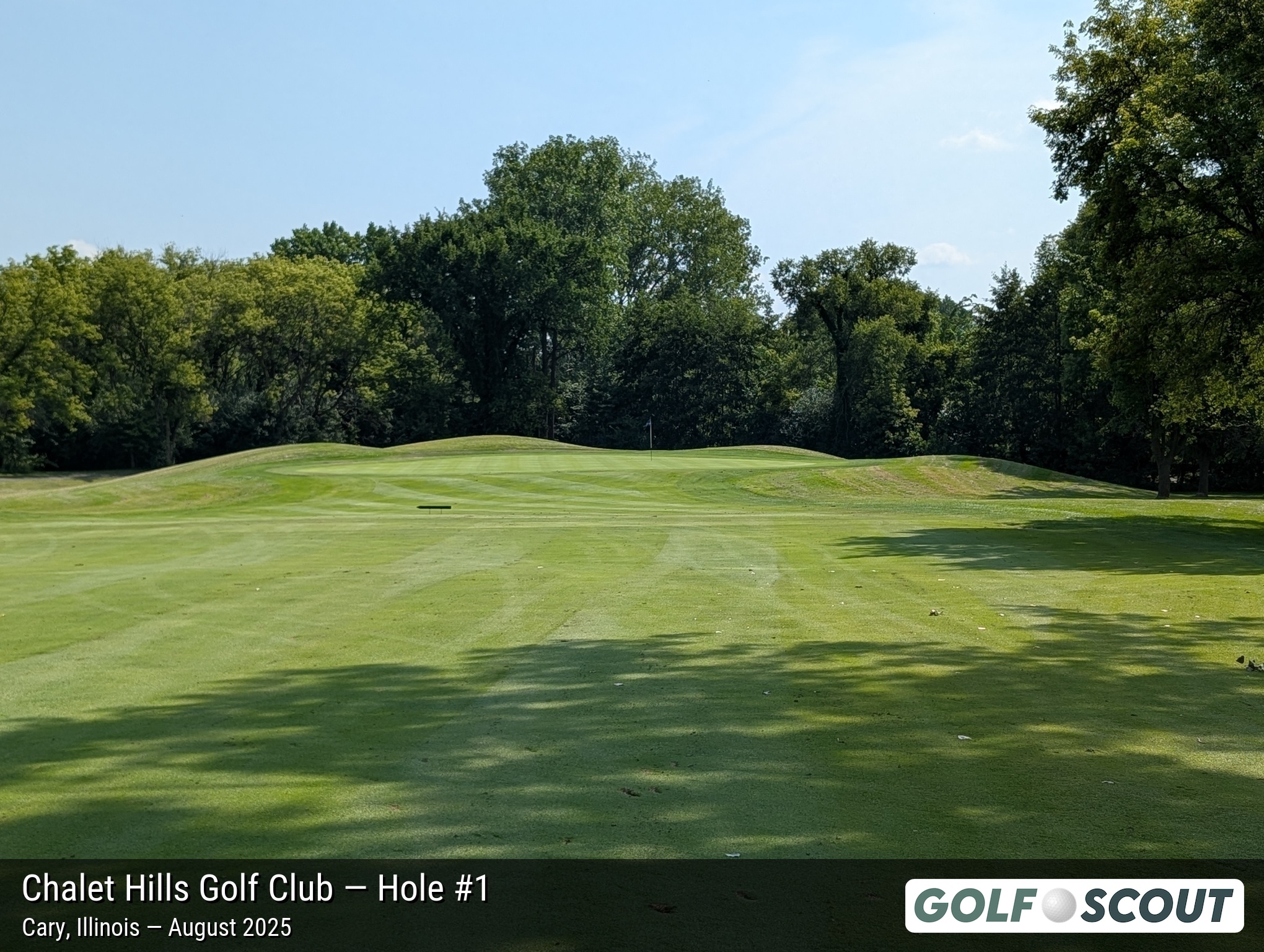 Hole 1 at Chalet Hills Golf Club