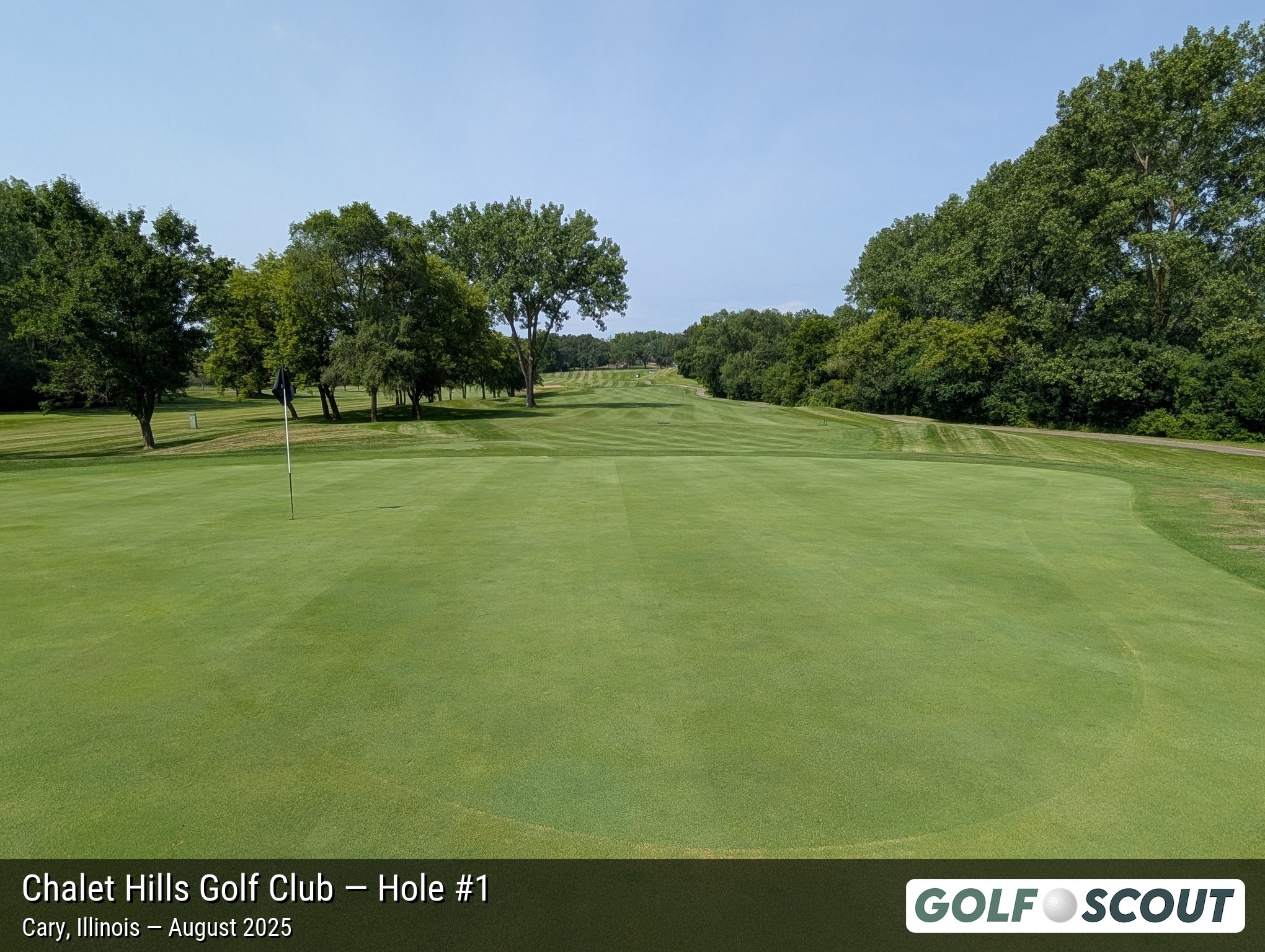 Hole 1 at Chalet Hills Golf Club