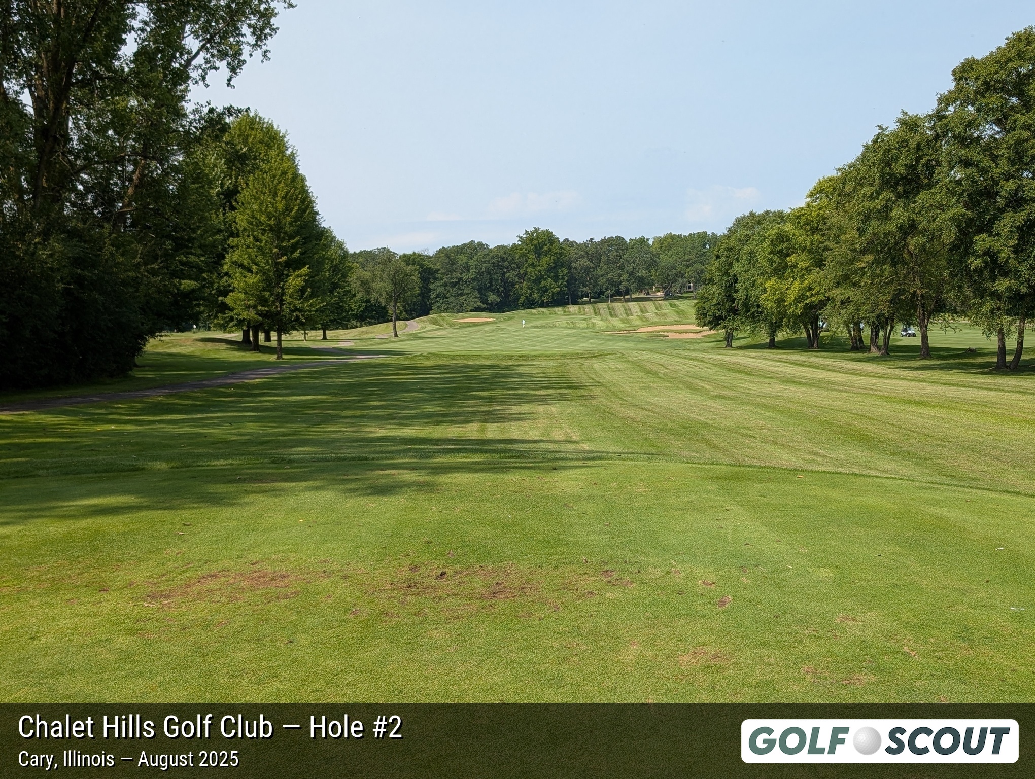 Hole 2 at Chalet Hills Golf Club