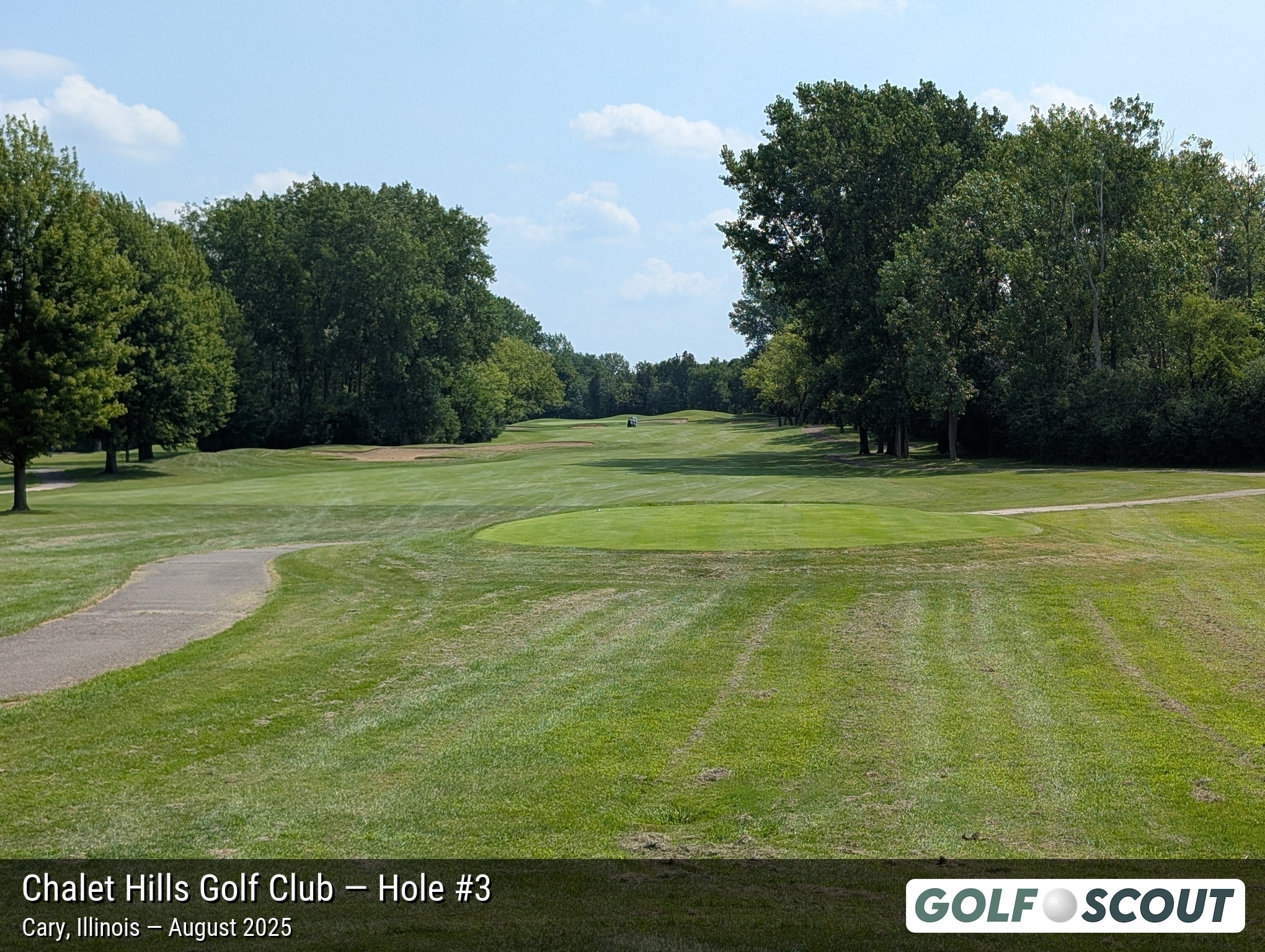 Hole 3 at Chalet Hills Golf Club