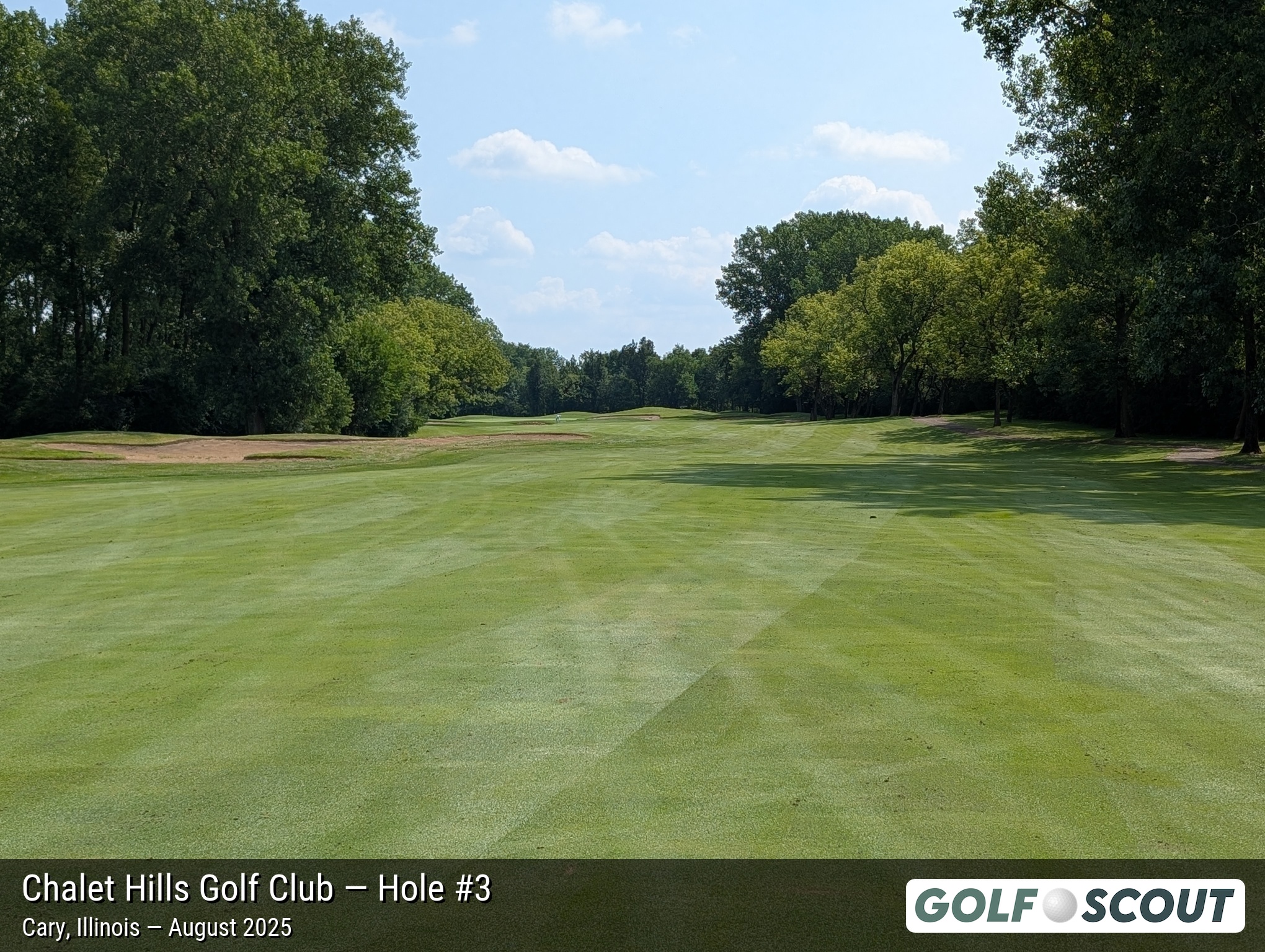 Hole 3 at Chalet Hills Golf Club