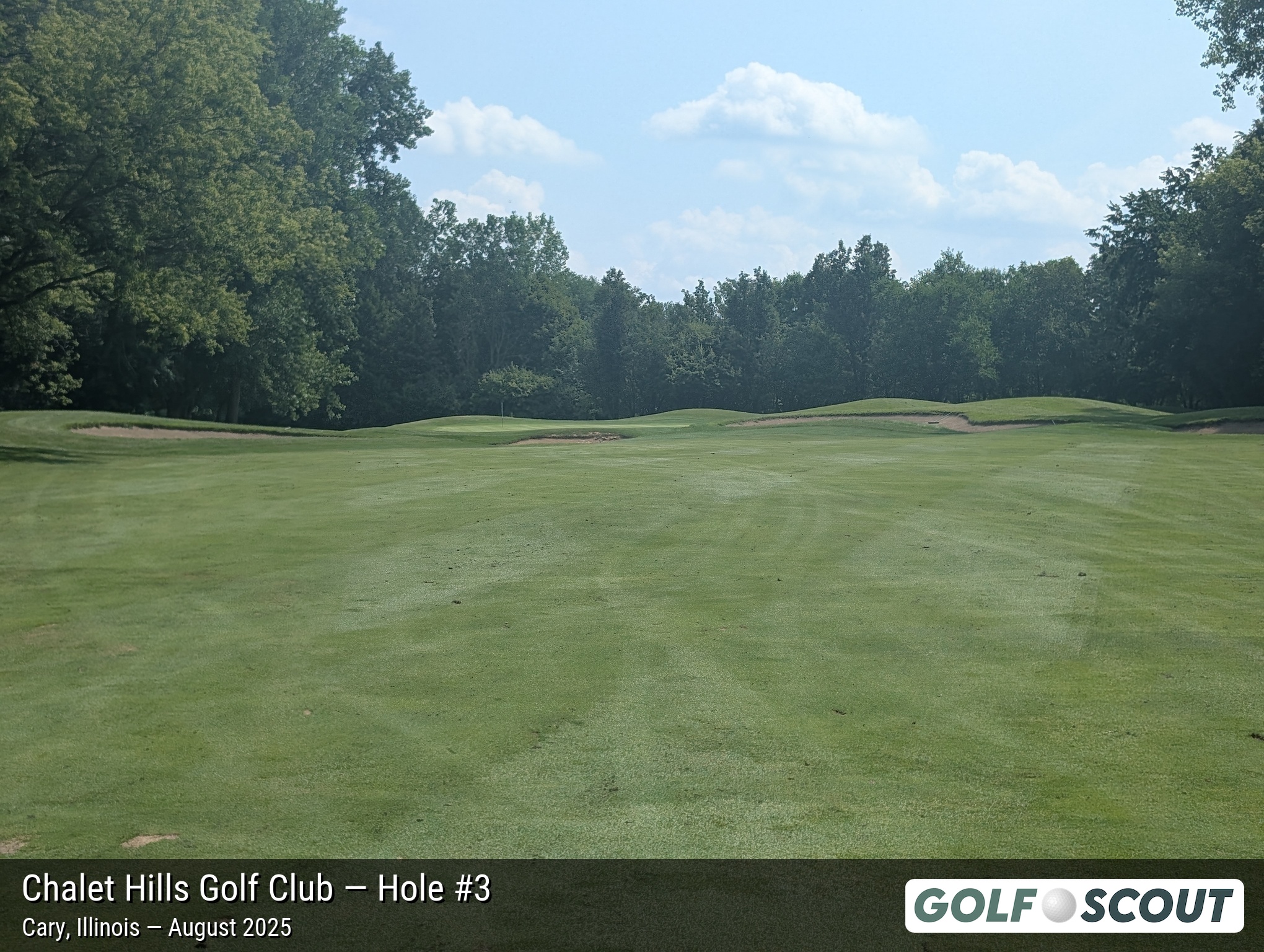 Hole 3 at Chalet Hills Golf Club