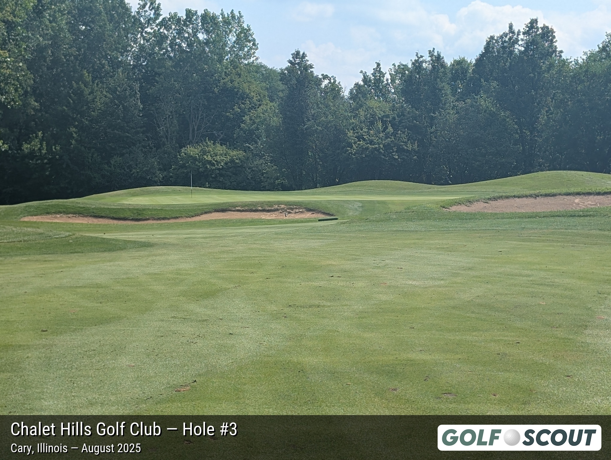 Hole 3 at Chalet Hills Golf Club