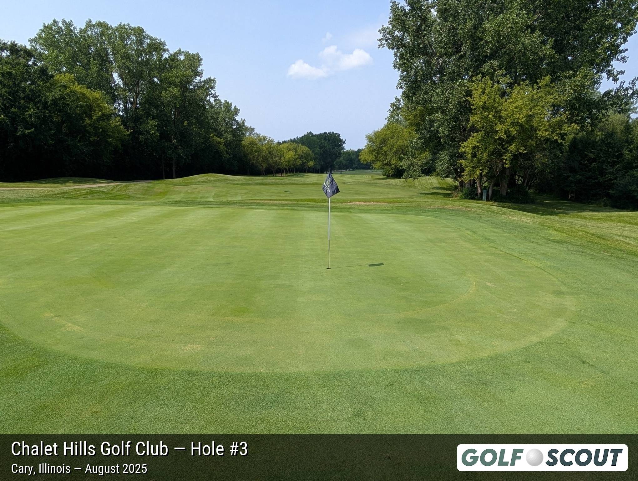 Hole 3 at Chalet Hills Golf Club