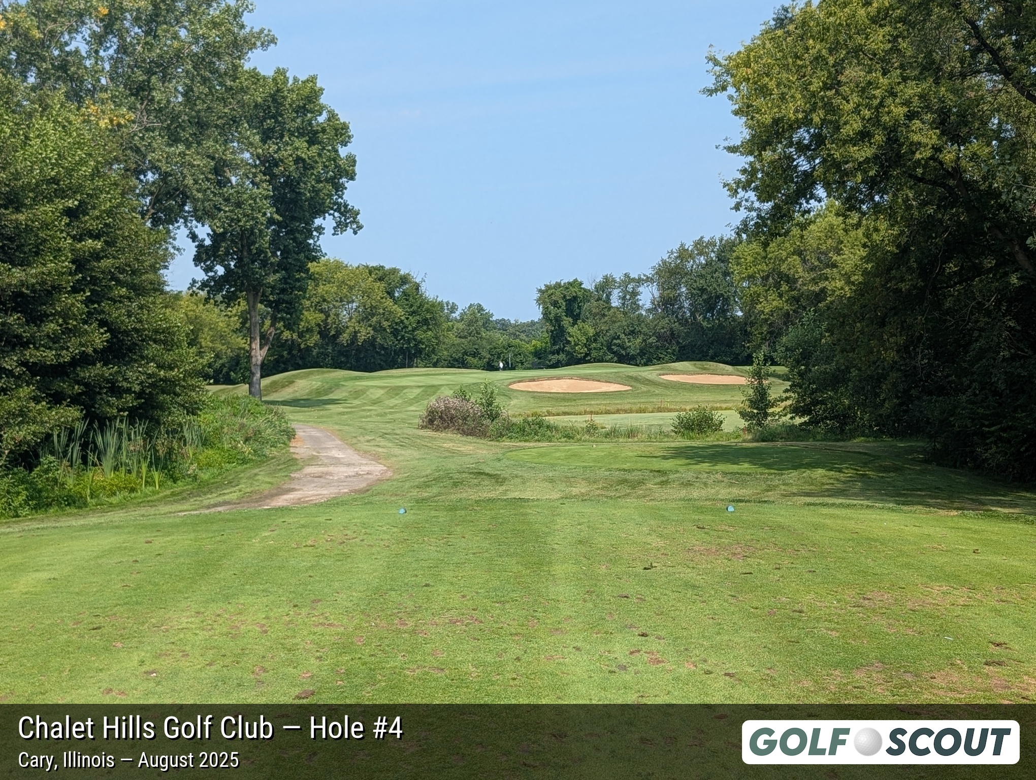 Hole 4 at Chalet Hills Golf Club