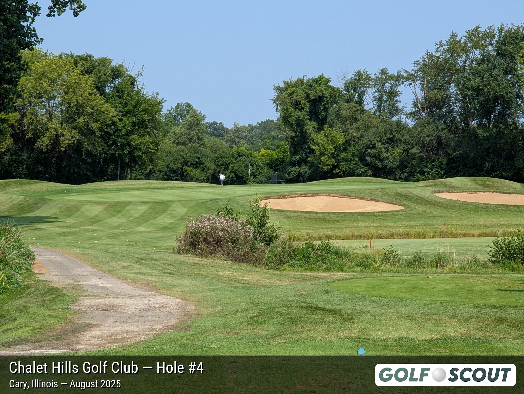 Hole 4 at Chalet Hills Golf Club