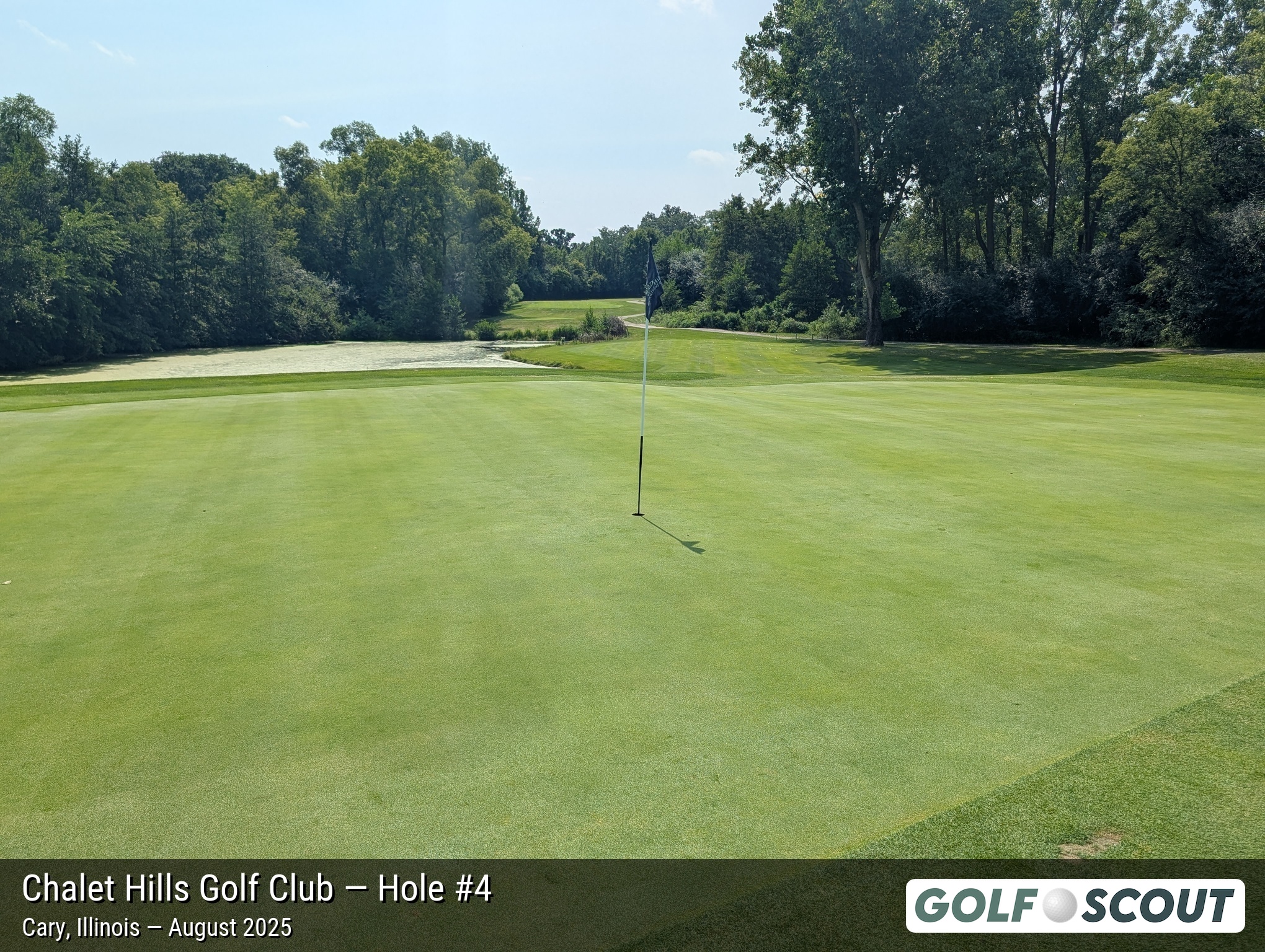 Hole 4 at Chalet Hills Golf Club