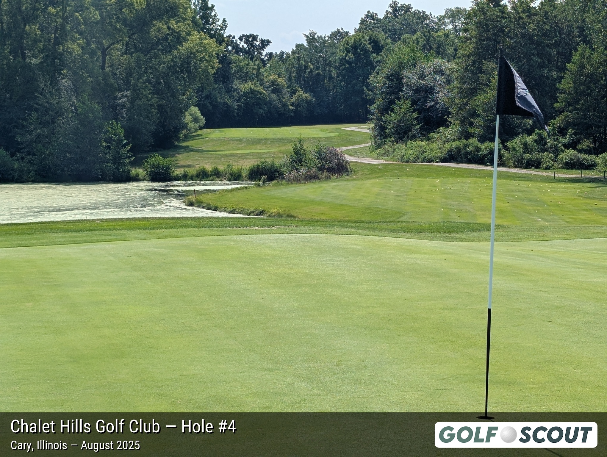 Hole 4 at Chalet Hills Golf Club