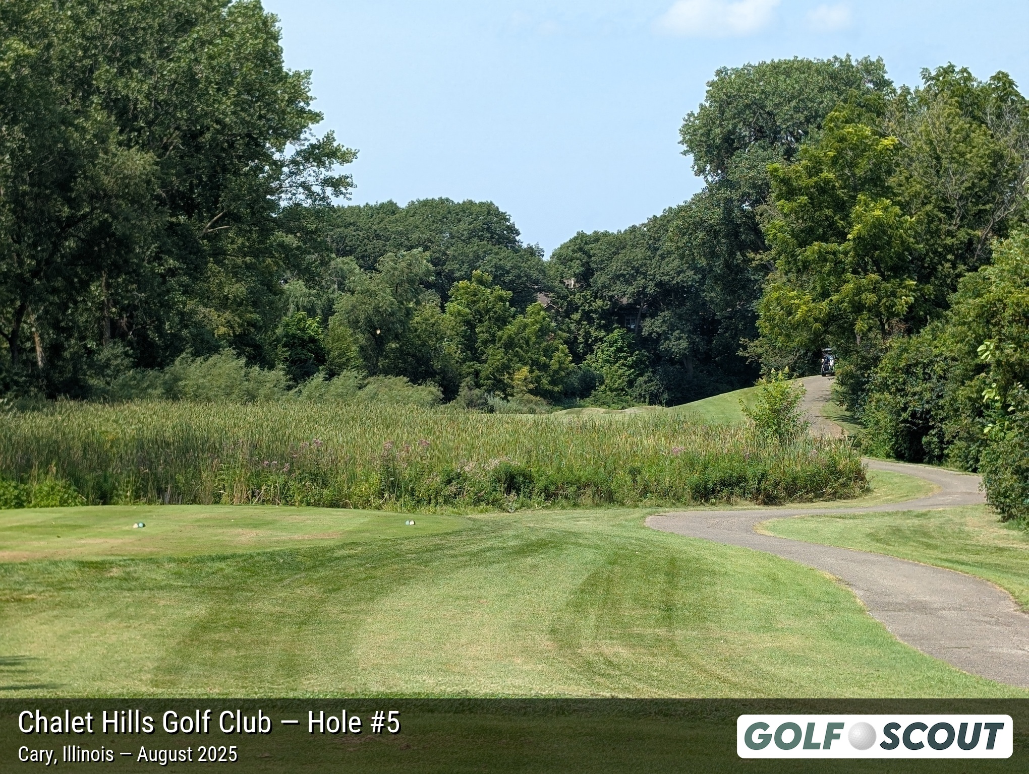 Hole 5 at Chalet Hills Golf Club