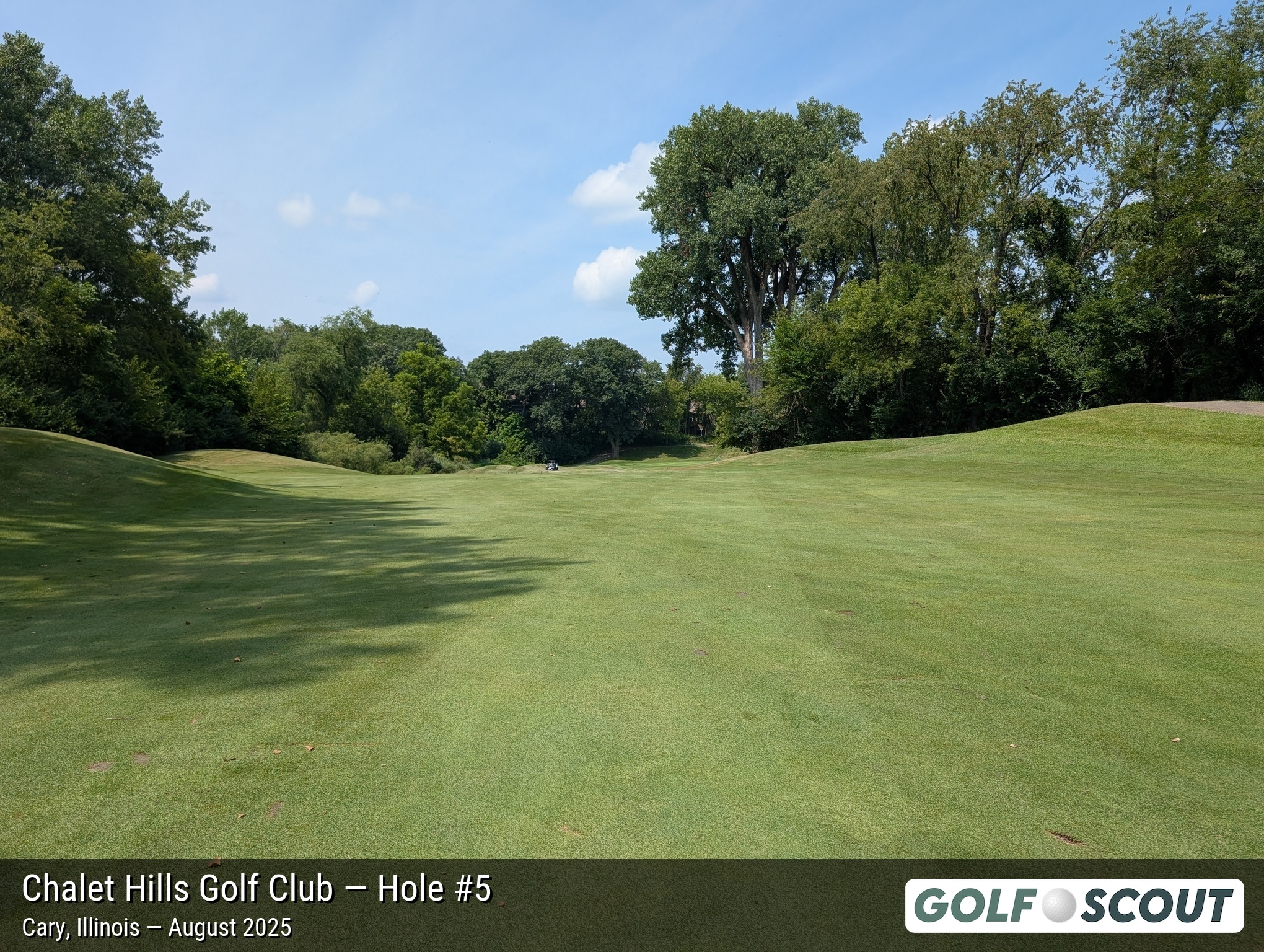 Hole 5 at Chalet Hills Golf Club