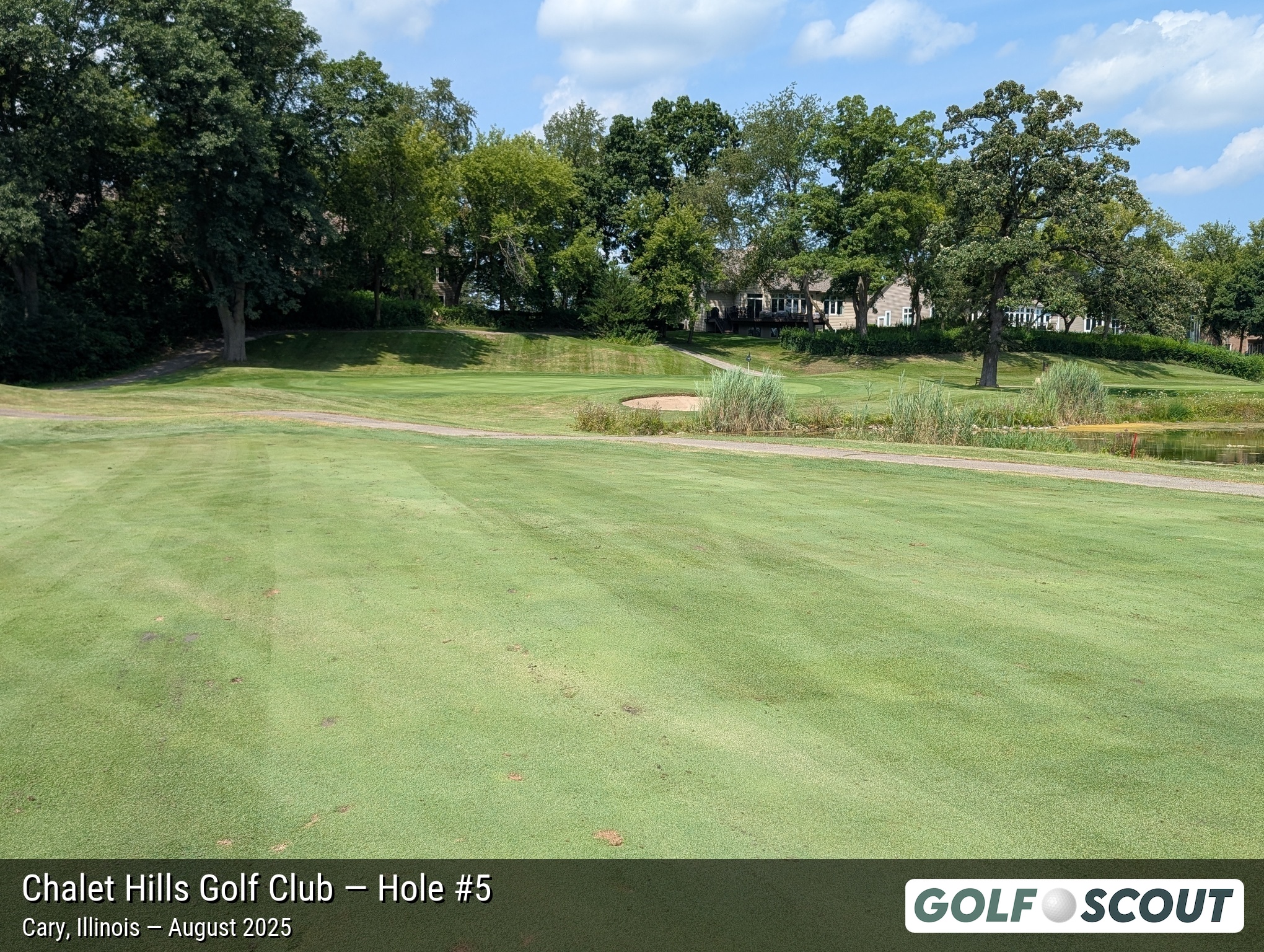 Hole 5 at Chalet Hills Golf Club
