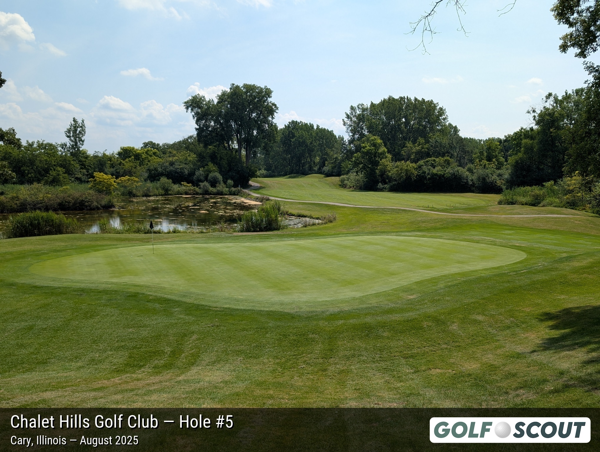 Hole 5 at Chalet Hills Golf Club