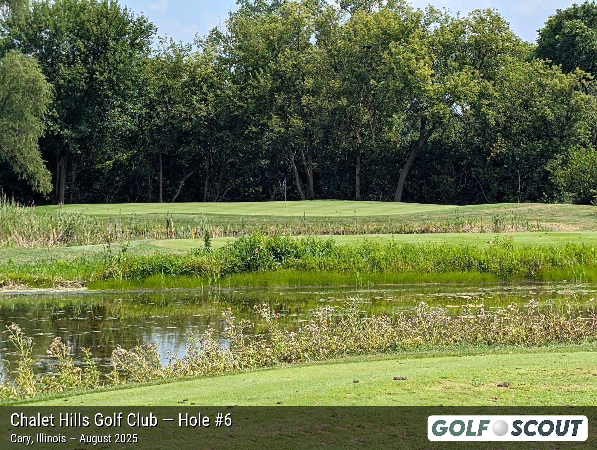 Hole 6 at Chalet Hills Golf Club