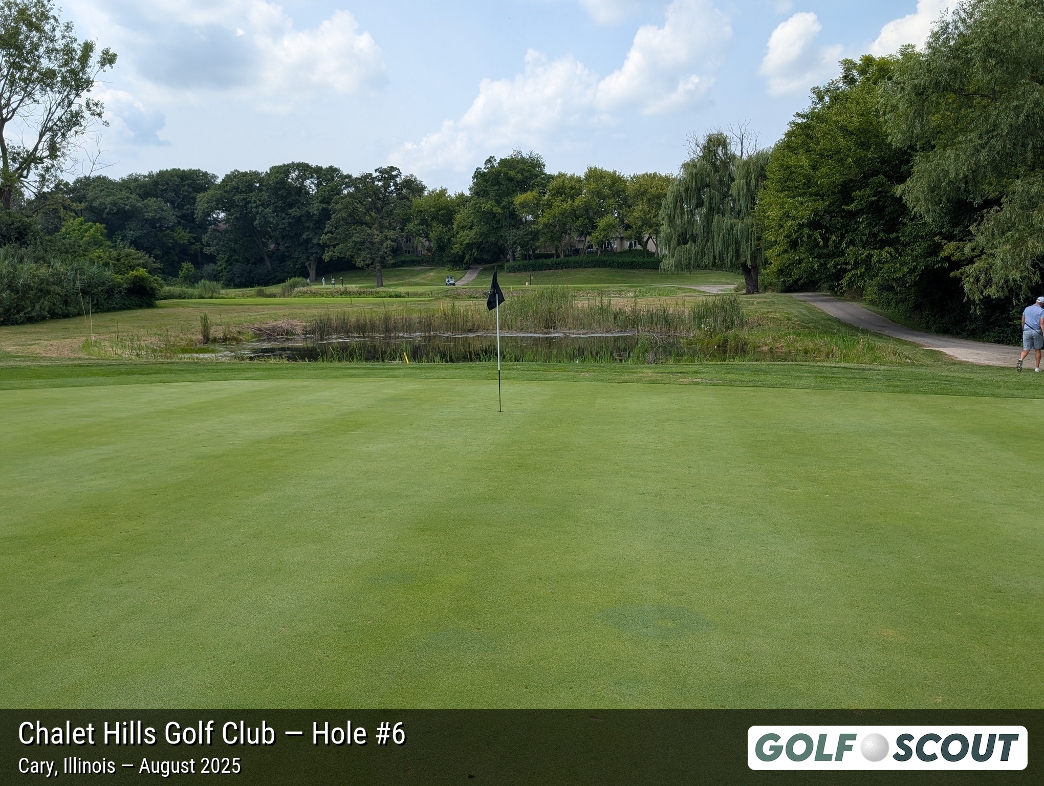 Hole 6 at Chalet Hills Golf Club