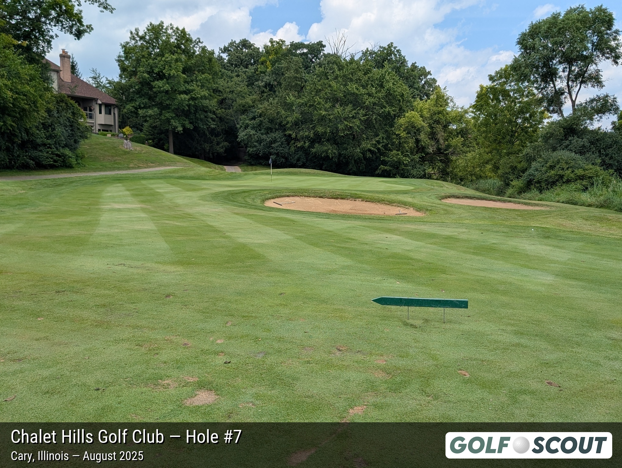 Hole 7 at Chalet Hills Golf Club