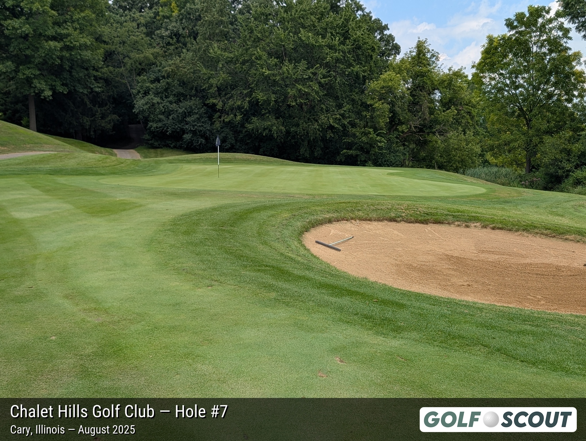 Hole 7 at Chalet Hills Golf Club