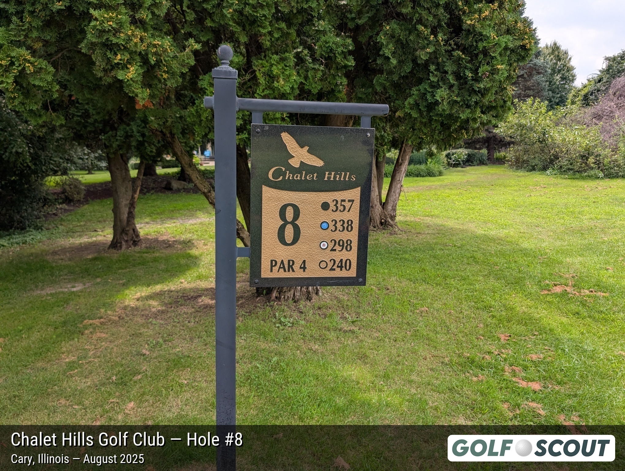 Hole 8 at Chalet Hills Golf Club