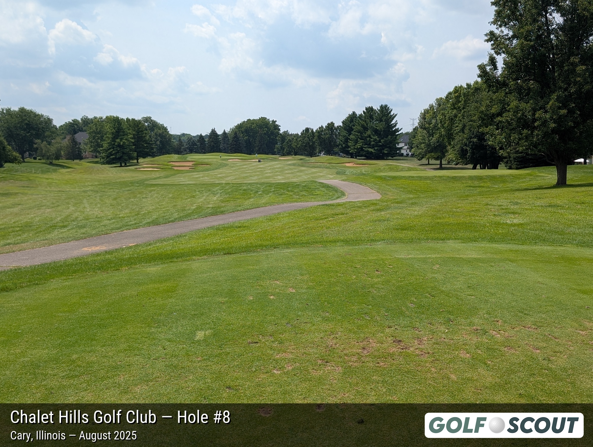 Hole 8 at Chalet Hills Golf Club