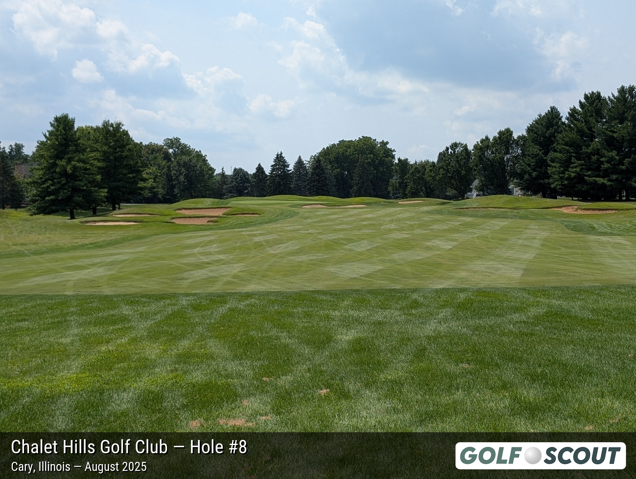 Hole 8 at Chalet Hills Golf Club