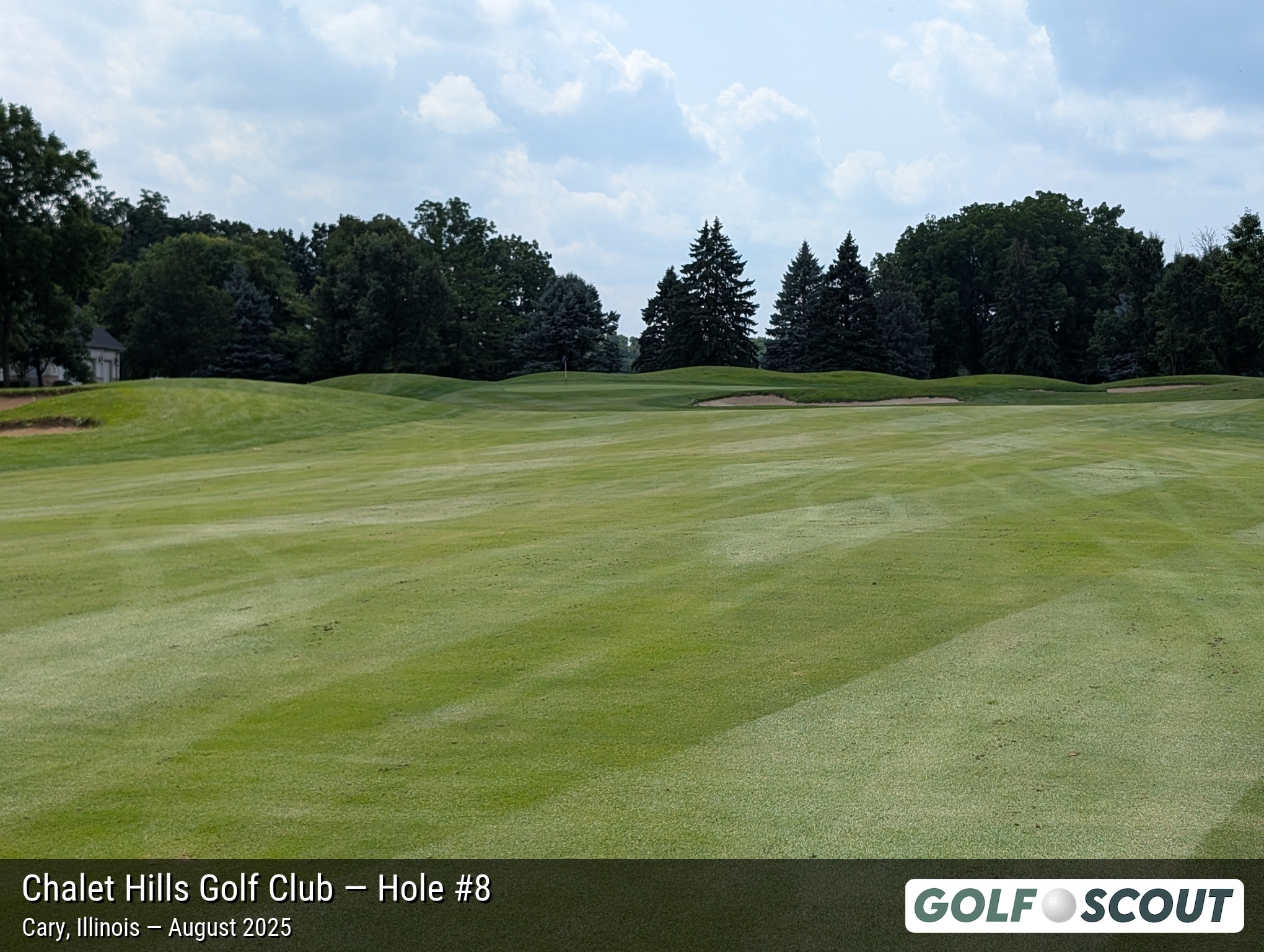 Hole 8 at Chalet Hills Golf Club