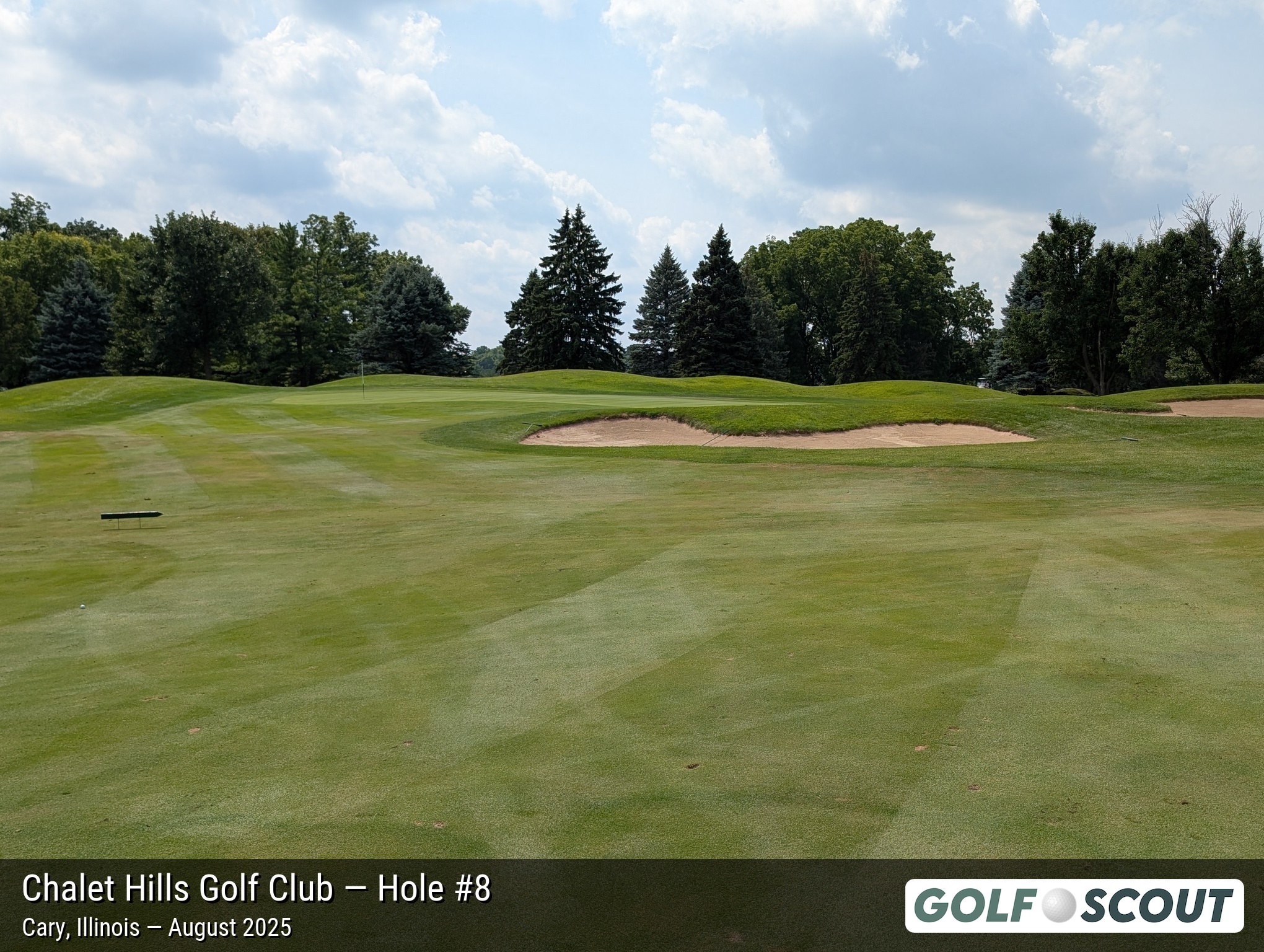 Hole 8 at Chalet Hills Golf Club