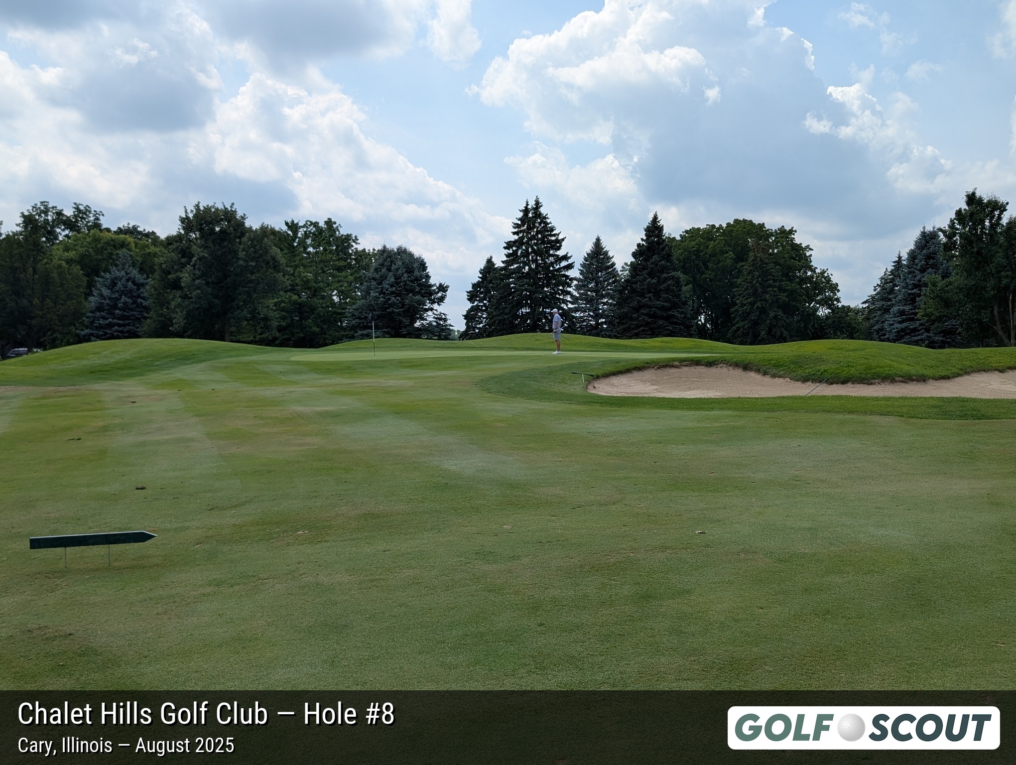 Hole 8 at Chalet Hills Golf Club