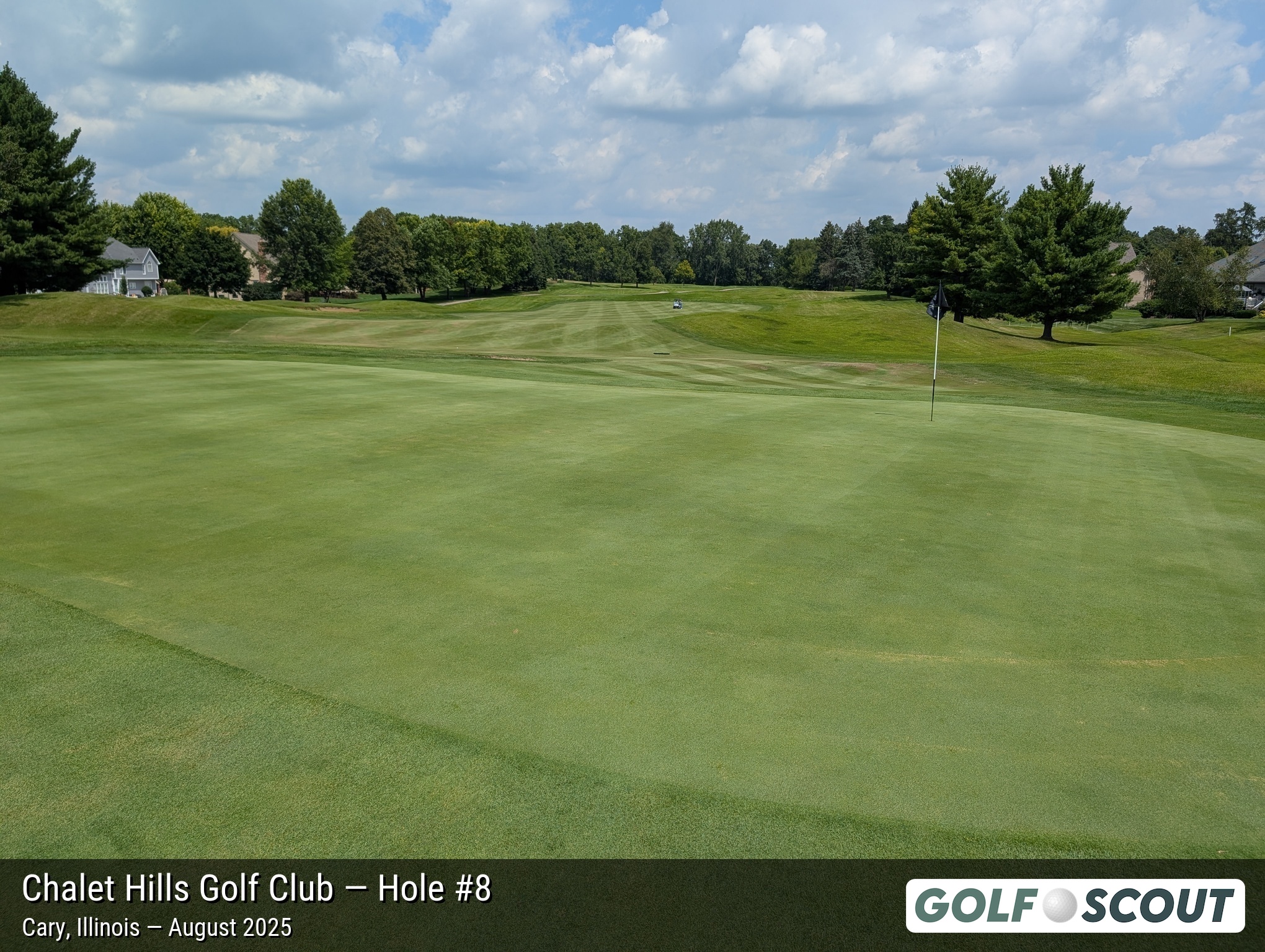 Hole 8 at Chalet Hills Golf Club
