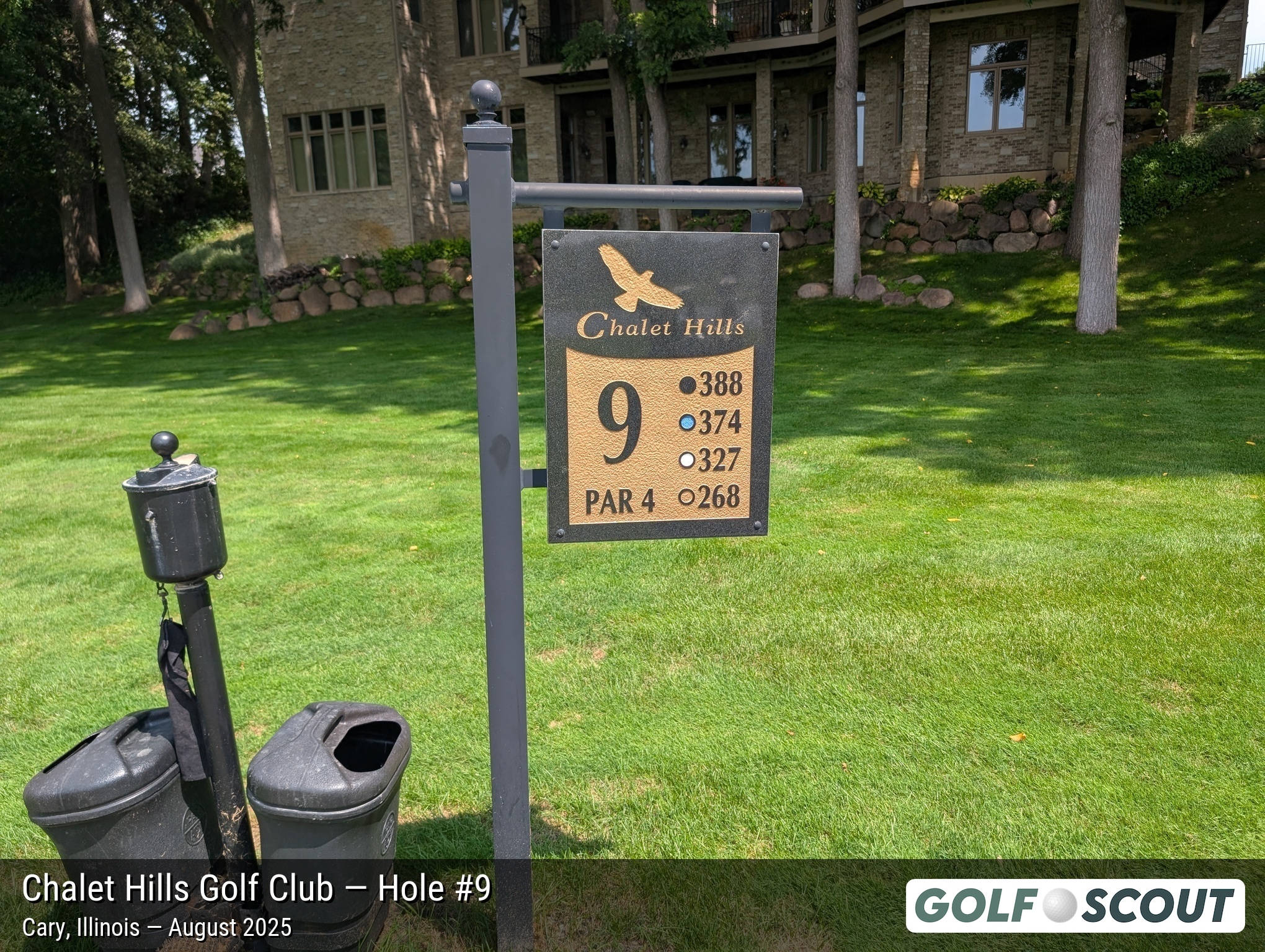 Hole 9 at Chalet Hills Golf Club