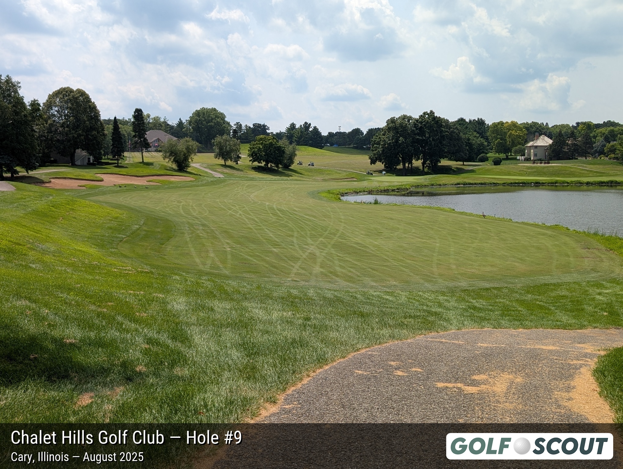 Hole 9 at Chalet Hills Golf Club