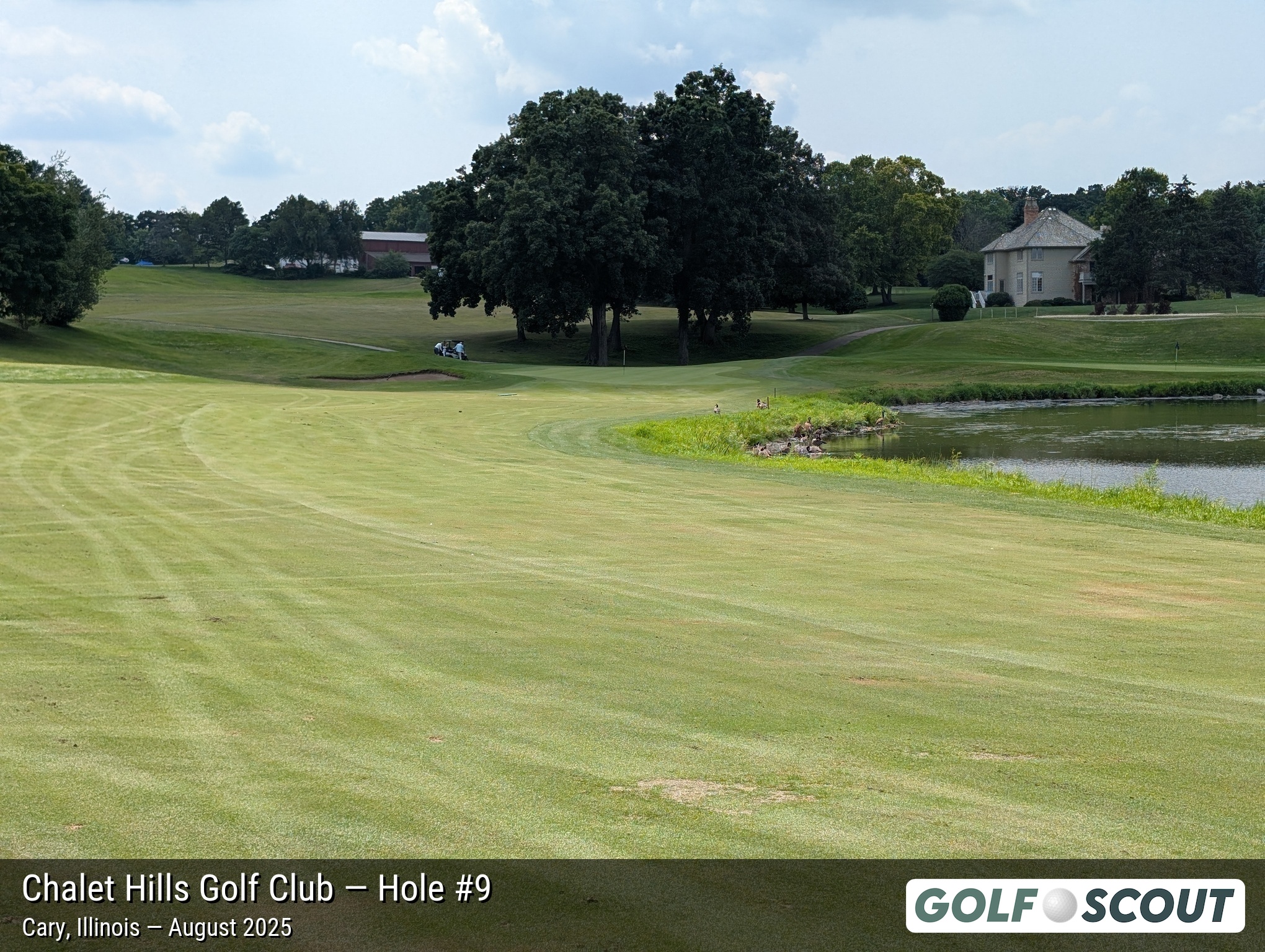 Hole 9 at Chalet Hills Golf Club