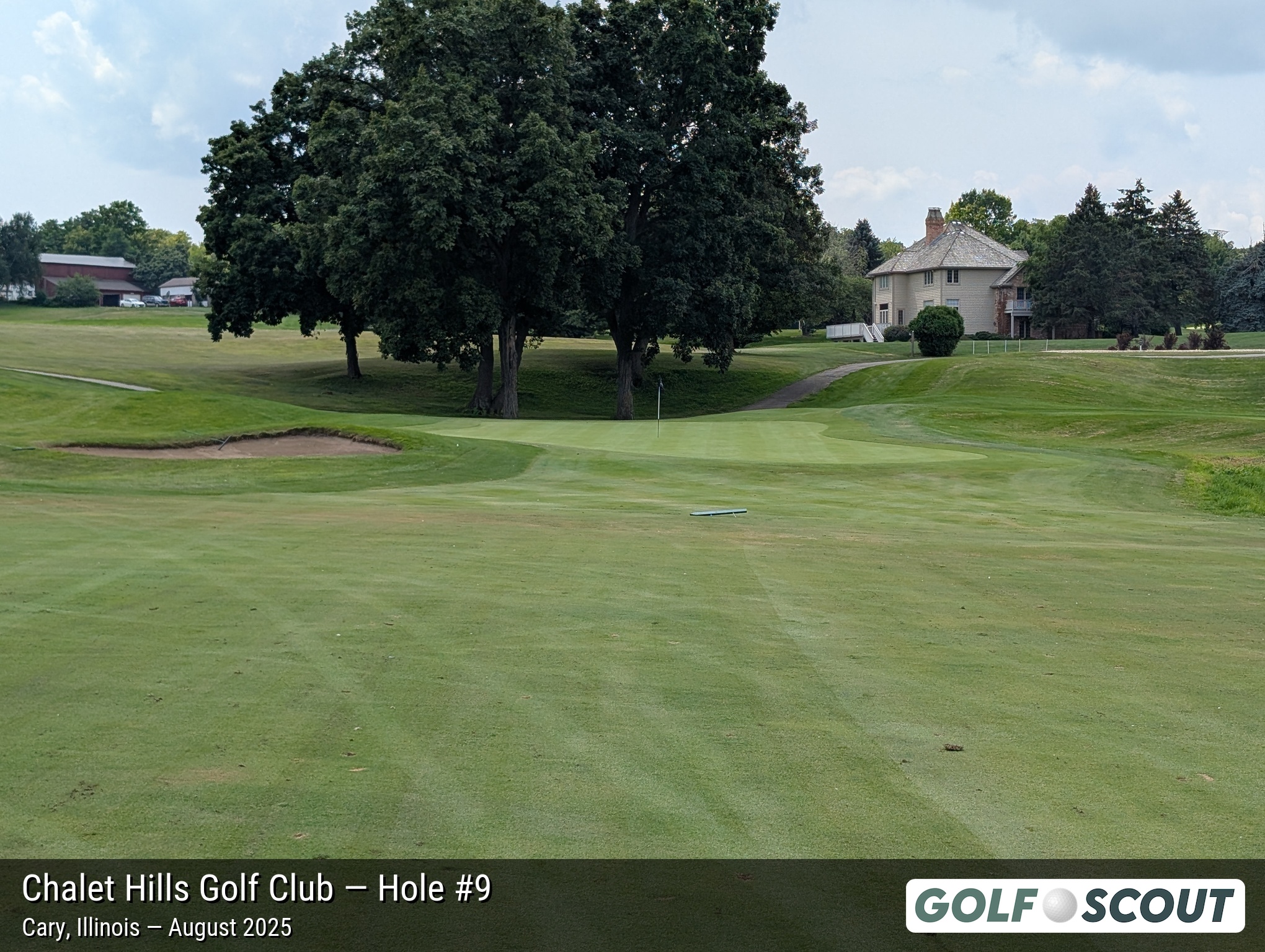 Hole 9 at Chalet Hills Golf Club