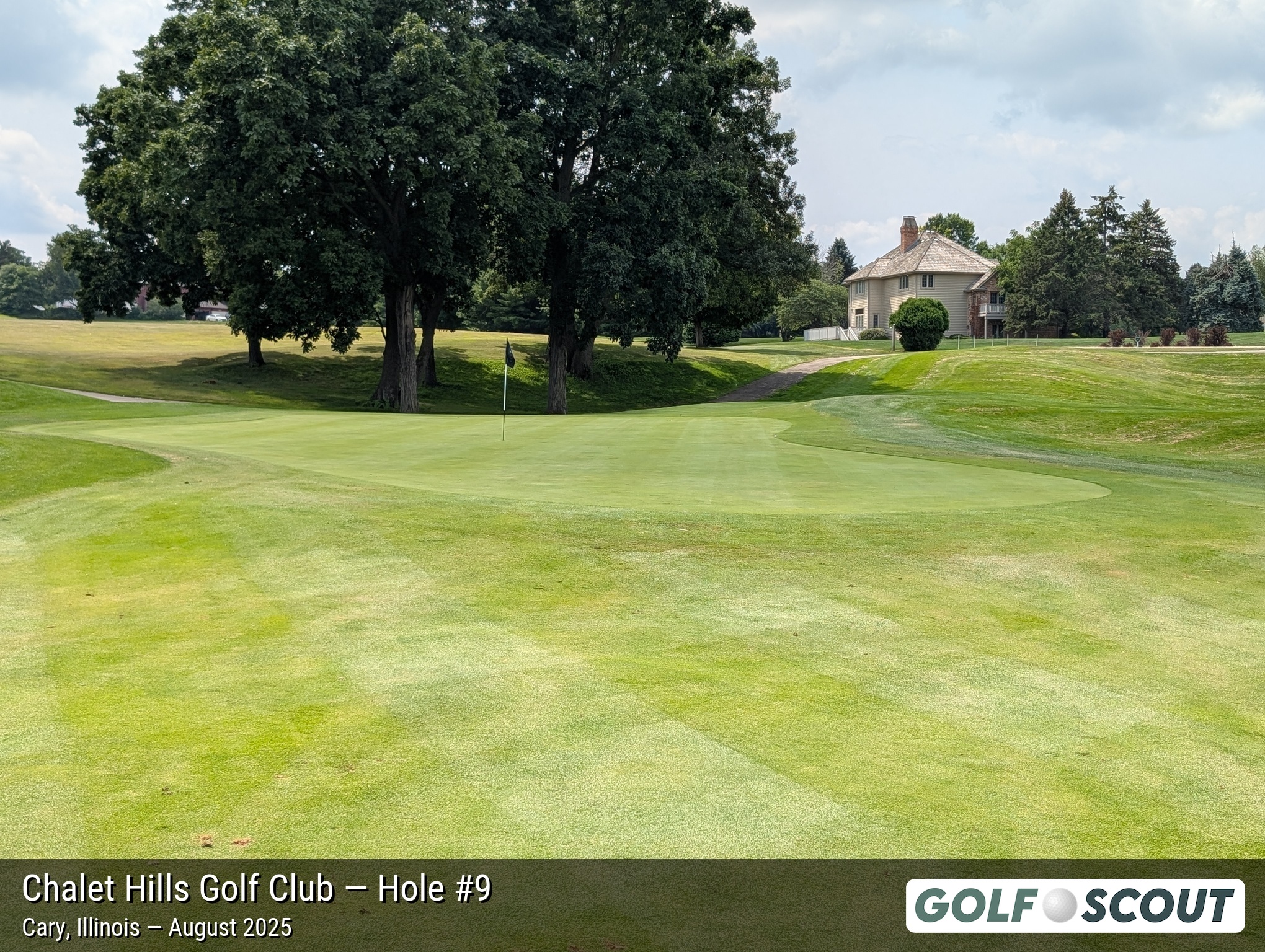 Hole 9 at Chalet Hills Golf Club