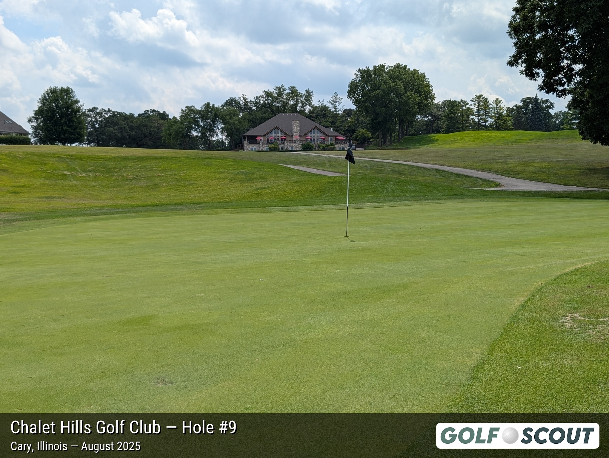 Hole 9 at Chalet Hills Golf Club