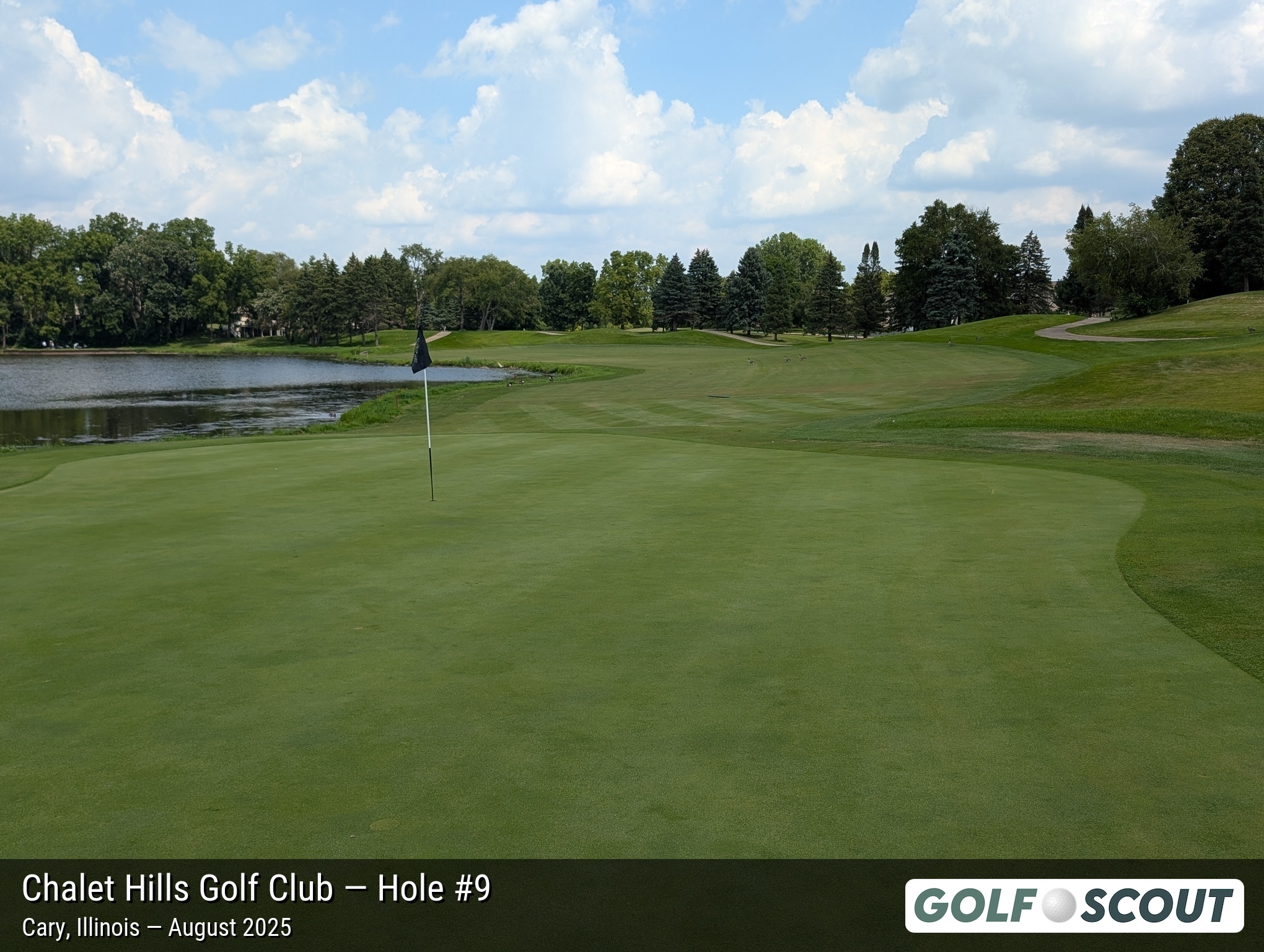 Hole 9 at Chalet Hills Golf Club