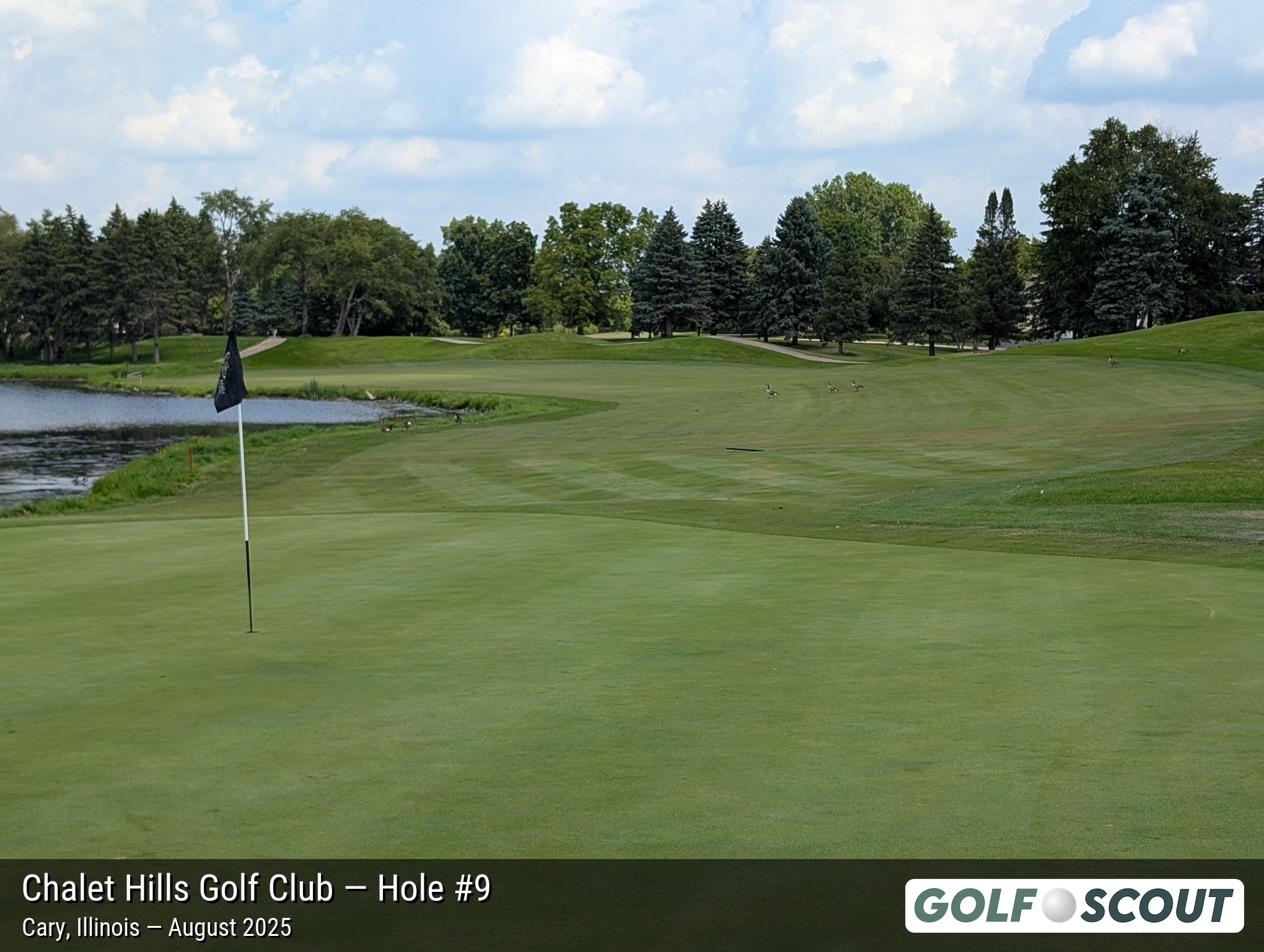 Hole 9 at Chalet Hills Golf Club