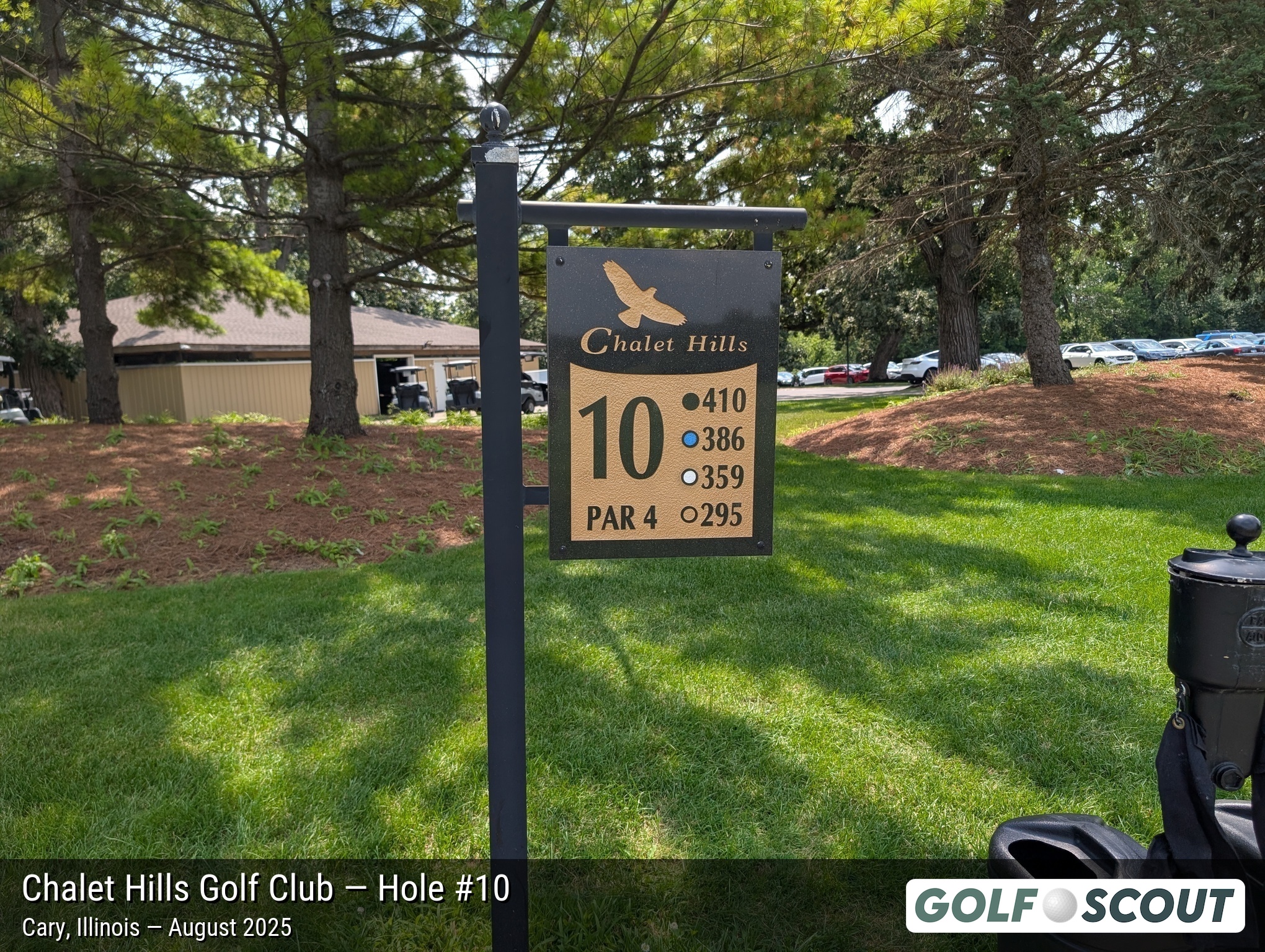 Hole 10 at Chalet Hills Golf Club
