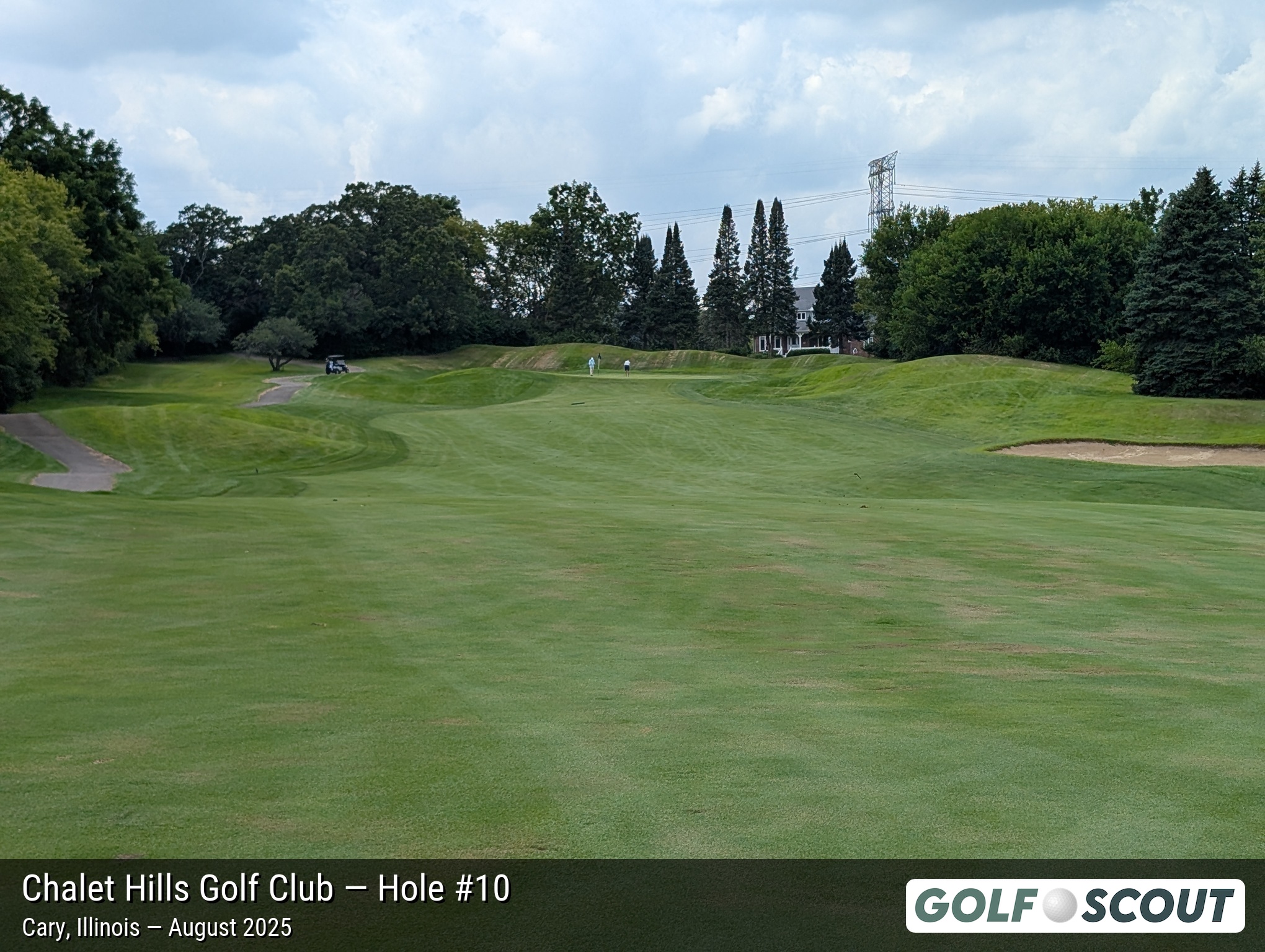 Hole 10 at Chalet Hills Golf Club