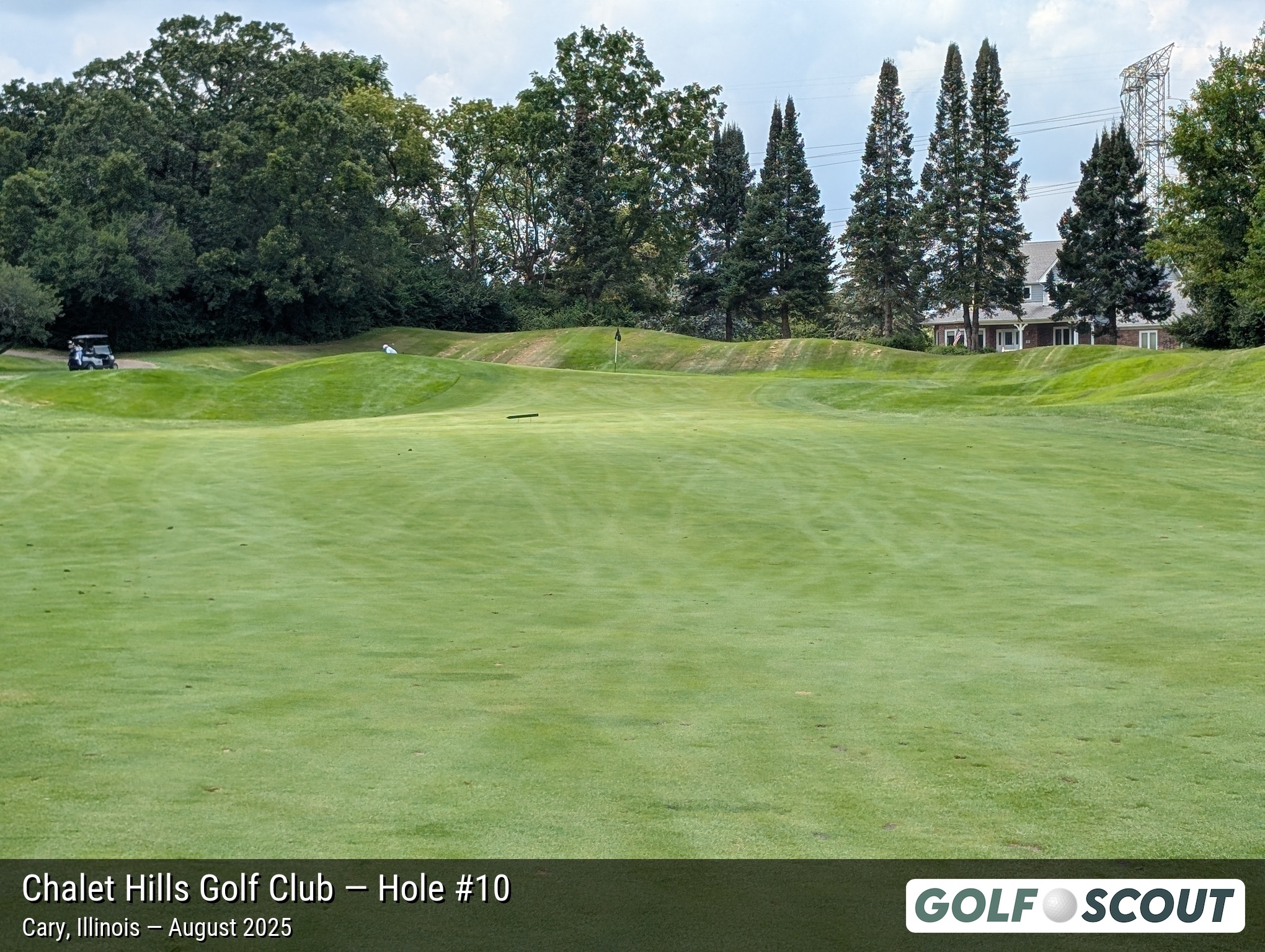 Hole 10 at Chalet Hills Golf Club